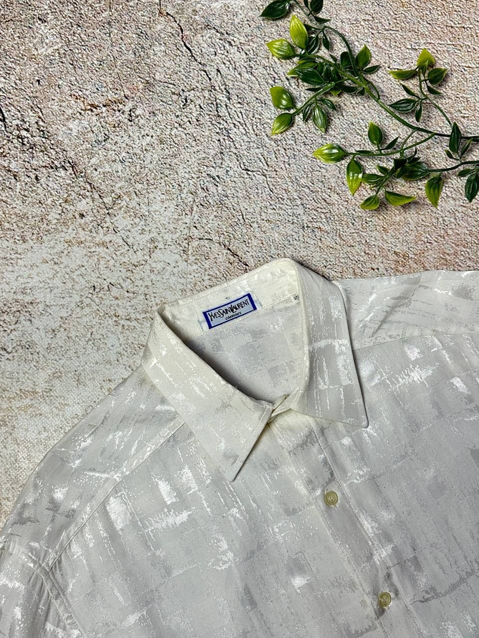 Vintage × Yves Saint Laurent Vintage shirt yves saint lauren 80s Size US L / EU 52-54 / 3 - 4 Thumbnail