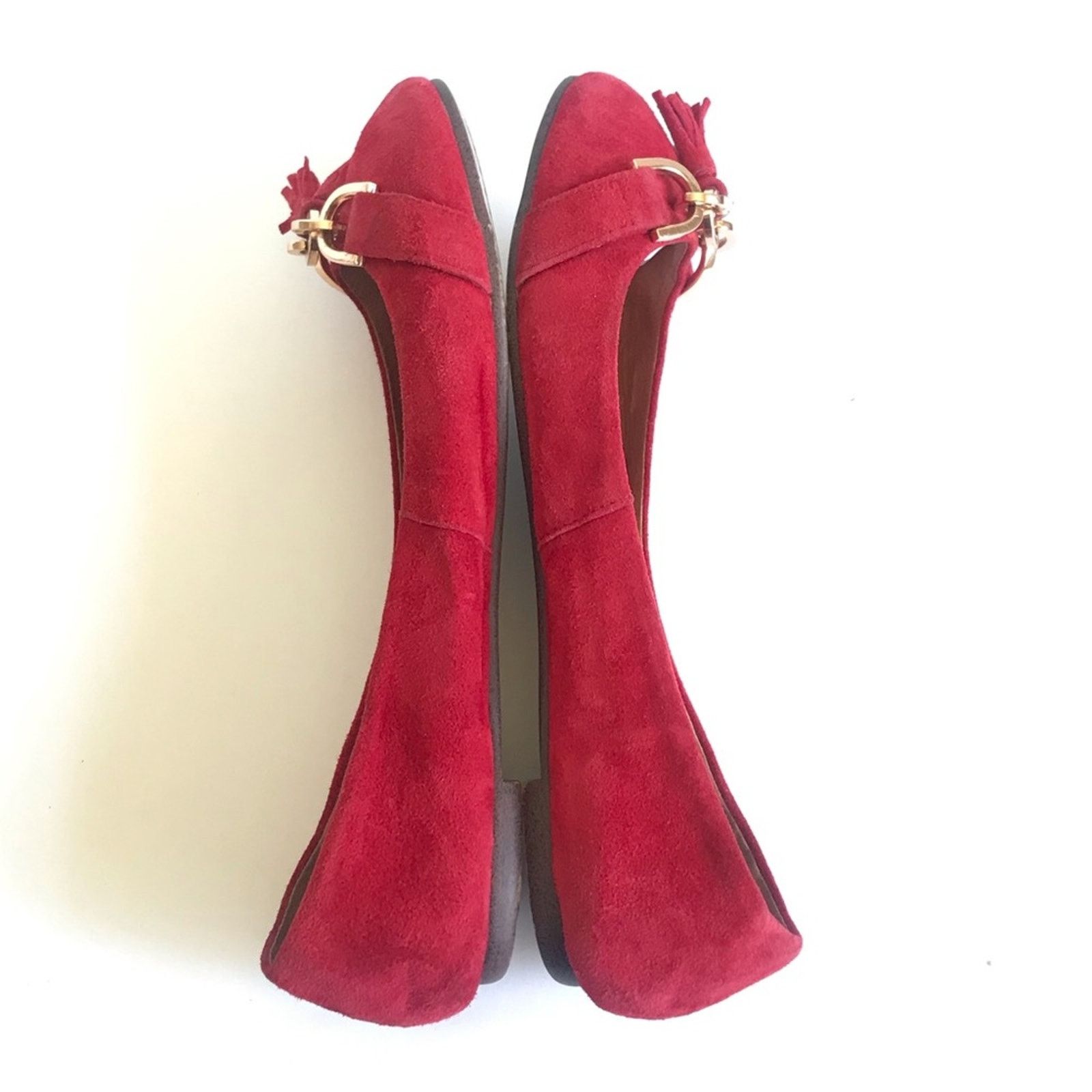 Jeffrey Campbell Jeffrey Campbell Suede Flats US 7.5 🎈 Red Size US 7.5 / IT 37.5 - 9 Thumbnail