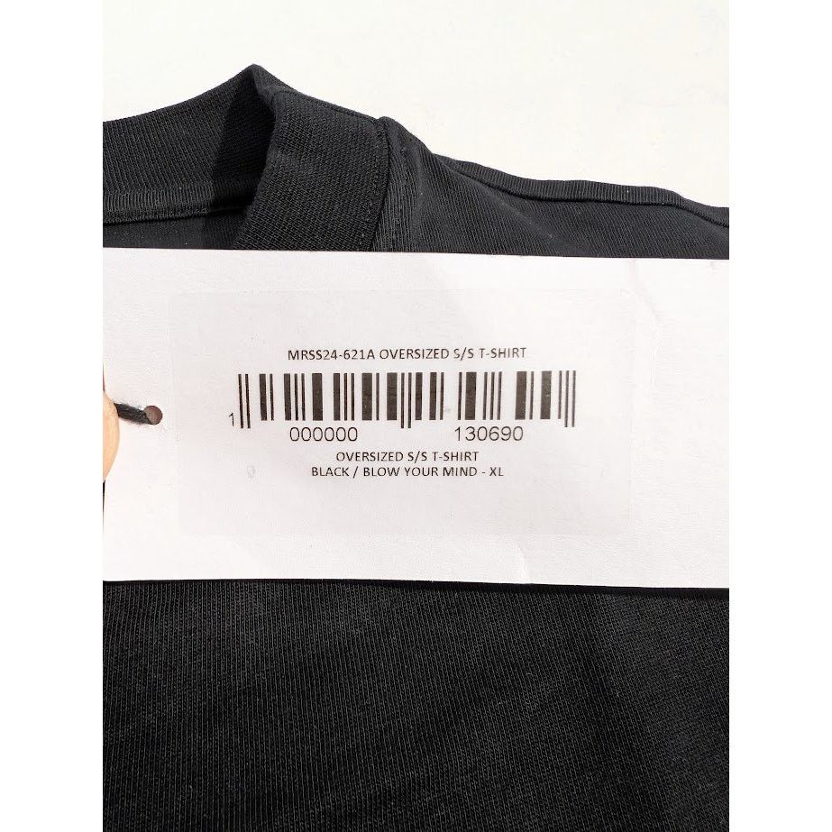 Martine Rose o1rshd1 Oversize Short Sleeve T-Shirt in Black XL Size US XL / EU 56 / 4 - 17 Thumbnail