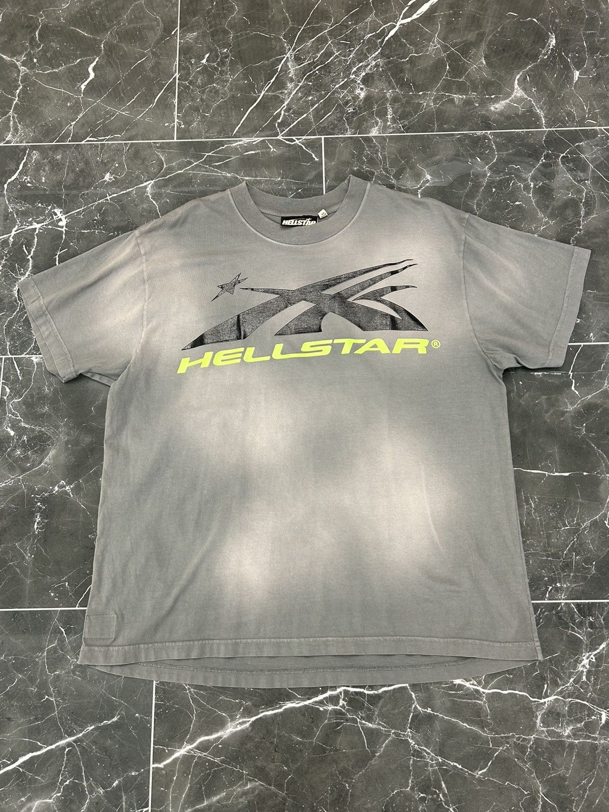 HELLSTAR HELLSTAR Sports Core Logo Gel Tee Grey Size US XL / EU 56 / 4 - 1 Thumbnail