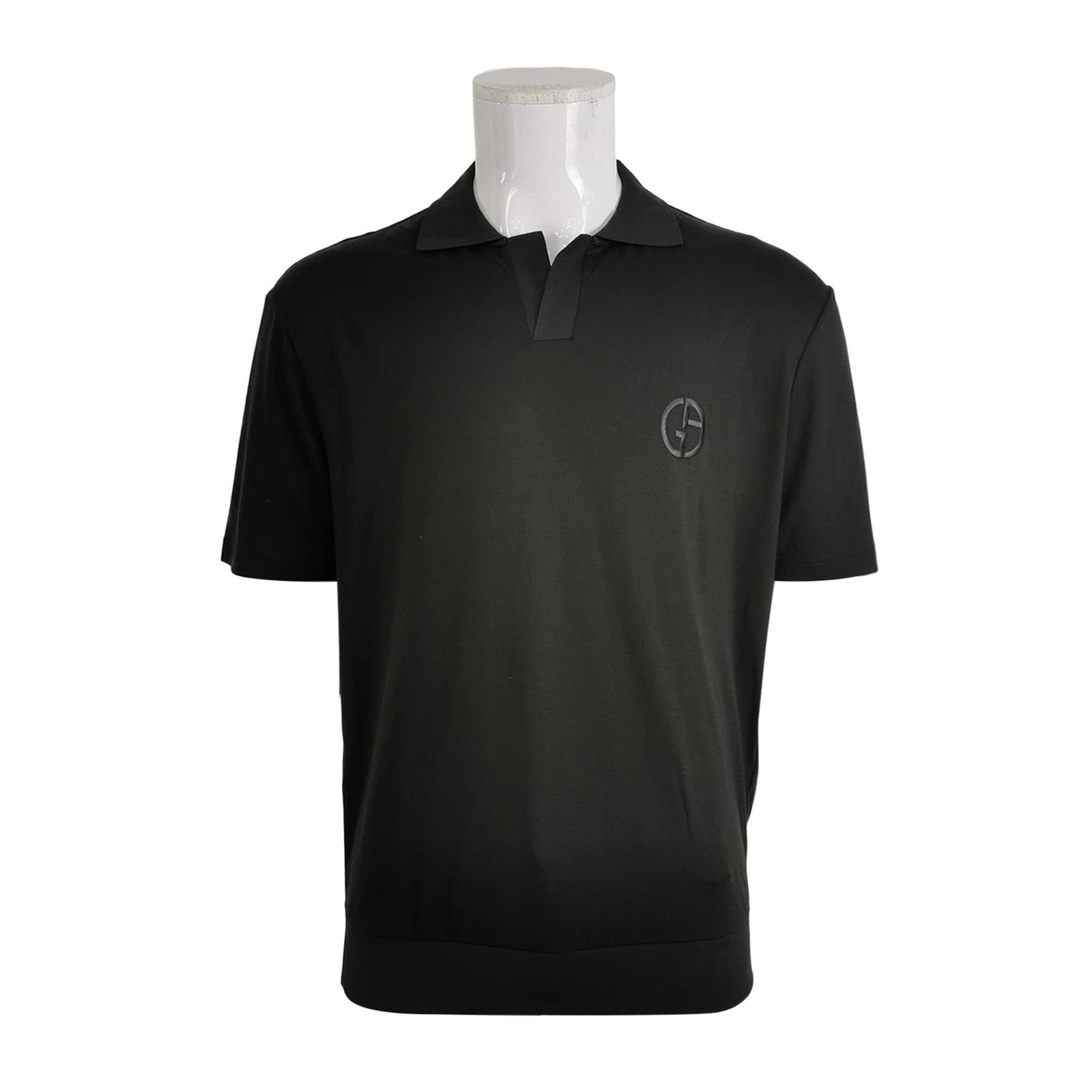 Giorgio Armani Giorgio Armani Cotton-Cashmere Polo Shirt EU 48 Size US M / EU 48-50 / 2 - 1 Thumbnail