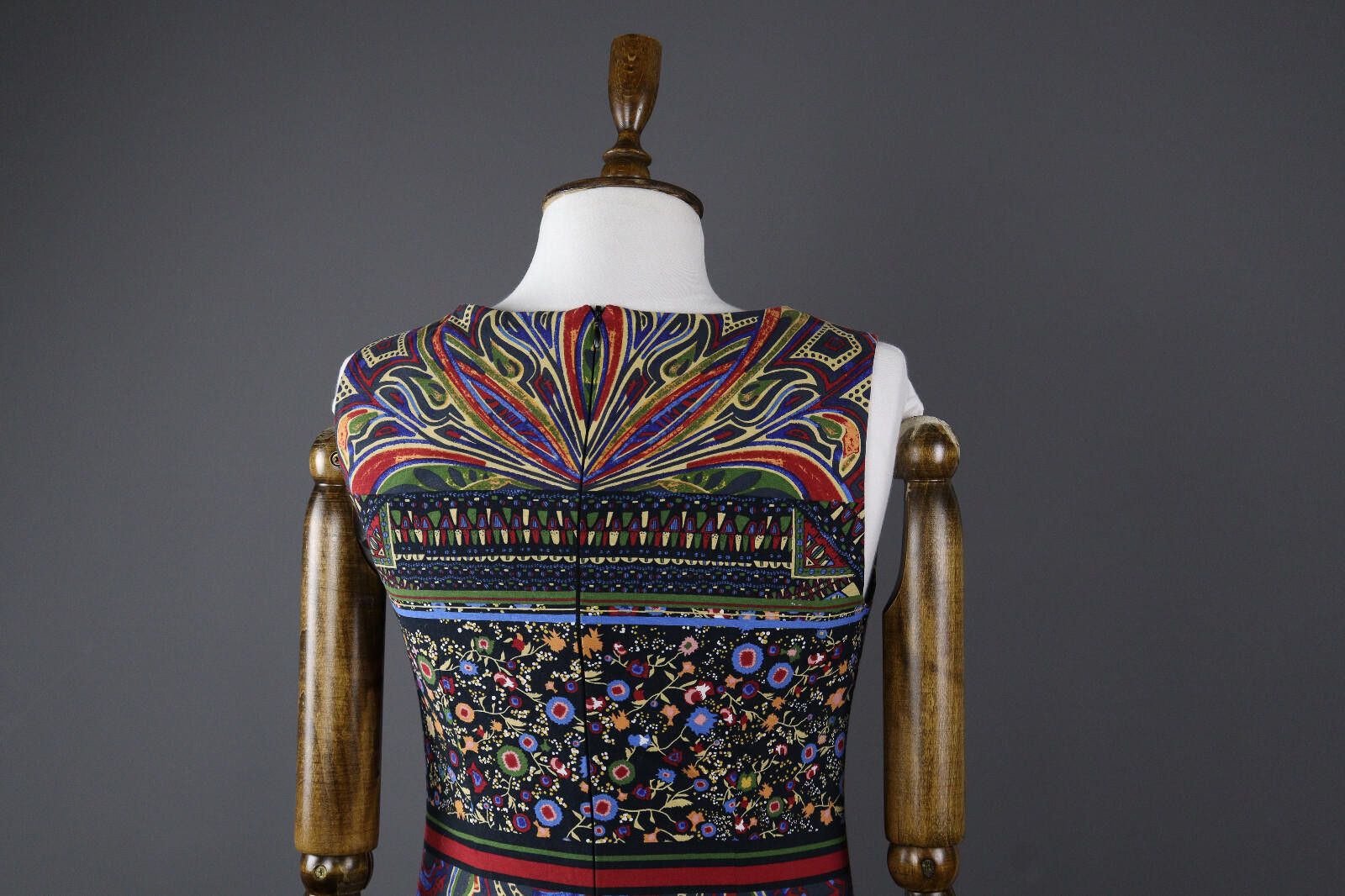 Desigual Desigual Colorful Floral Abstract Cocktail Sheath Dress 36 Size M / US 6-8 / IT 42-44 - 7 Thumbnail