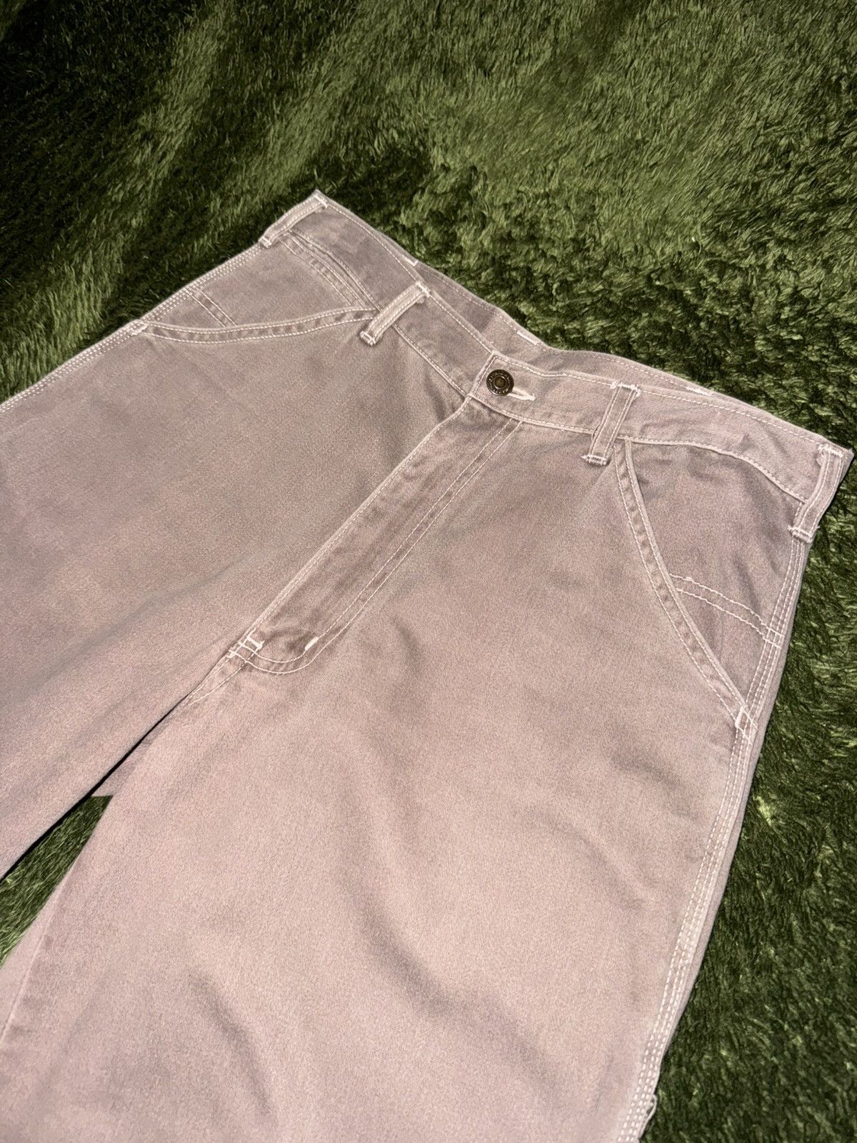 Japanese Brand BEEBELL JAPAN Garment Dye Carpenter Pants Brown Size US 32 / EU 48 - 2 Thumbnail