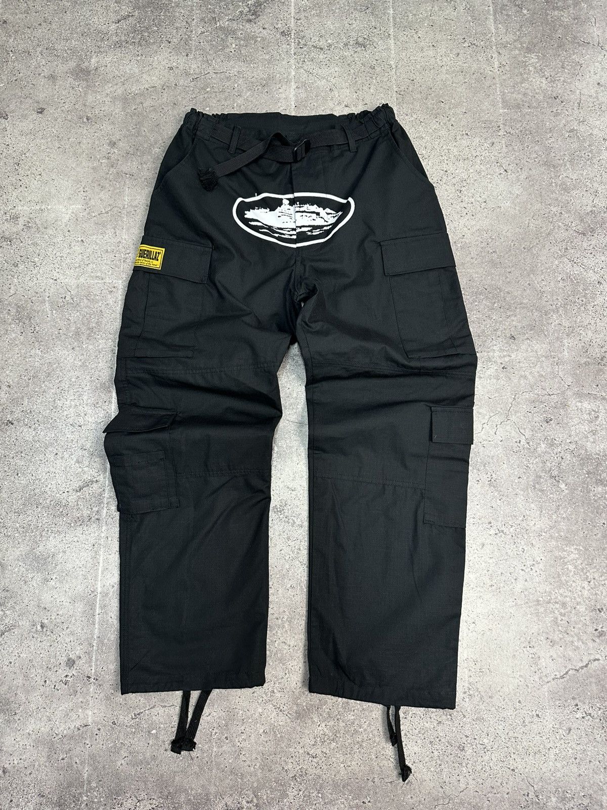Corteiz Vintage Corteiz Cargo Pants Black Big Logo Size US 32 / EU 48 - 4 Thumbnail