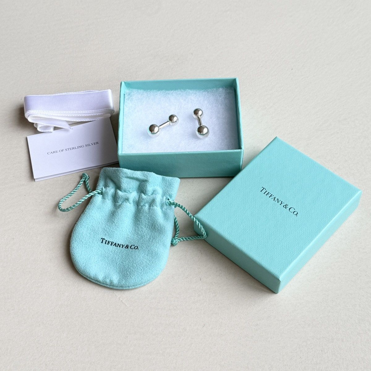 Tiffany & Co. Tiffany & Co. Barbell Cufflinks Size ONE SIZE - 1 Thumbnail