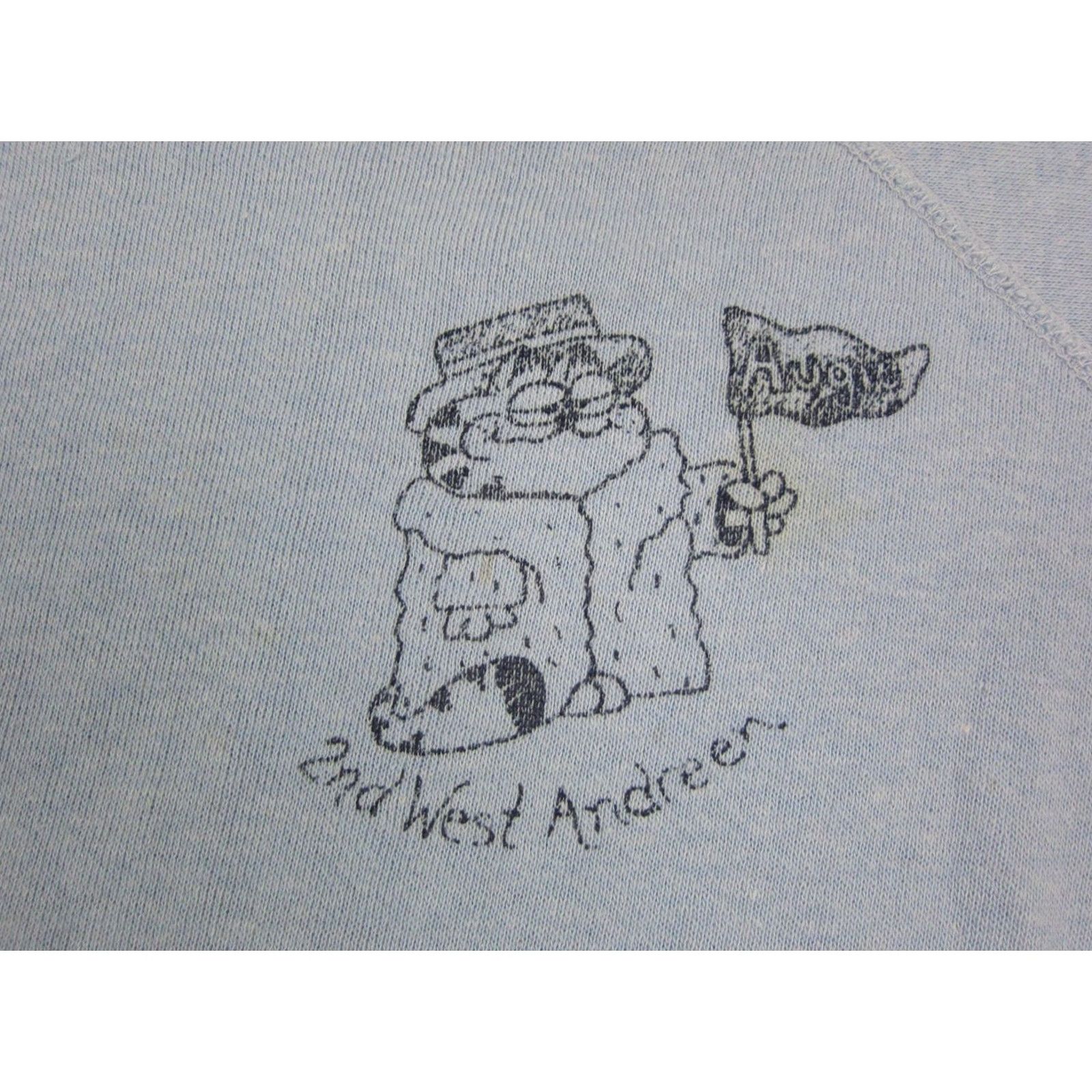 Vintage VINTAGE Garfield Sweatshirt Womens M Blue 90s 80s Pullover Crew Neck Activewear Mens Womens Boys Girls Size M / US 6-8 / IT 42-44 - 6 Thumbnail