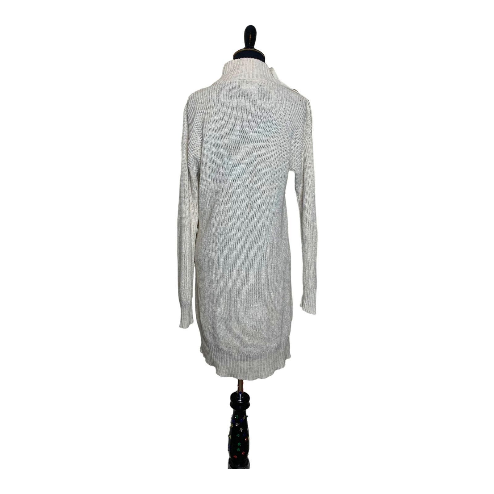 American Eagle Outfitters American Eagle cream mini sweater dress size Xsmall Size XS / US 0-2 / IT 36-38 - 2 Thumbnail