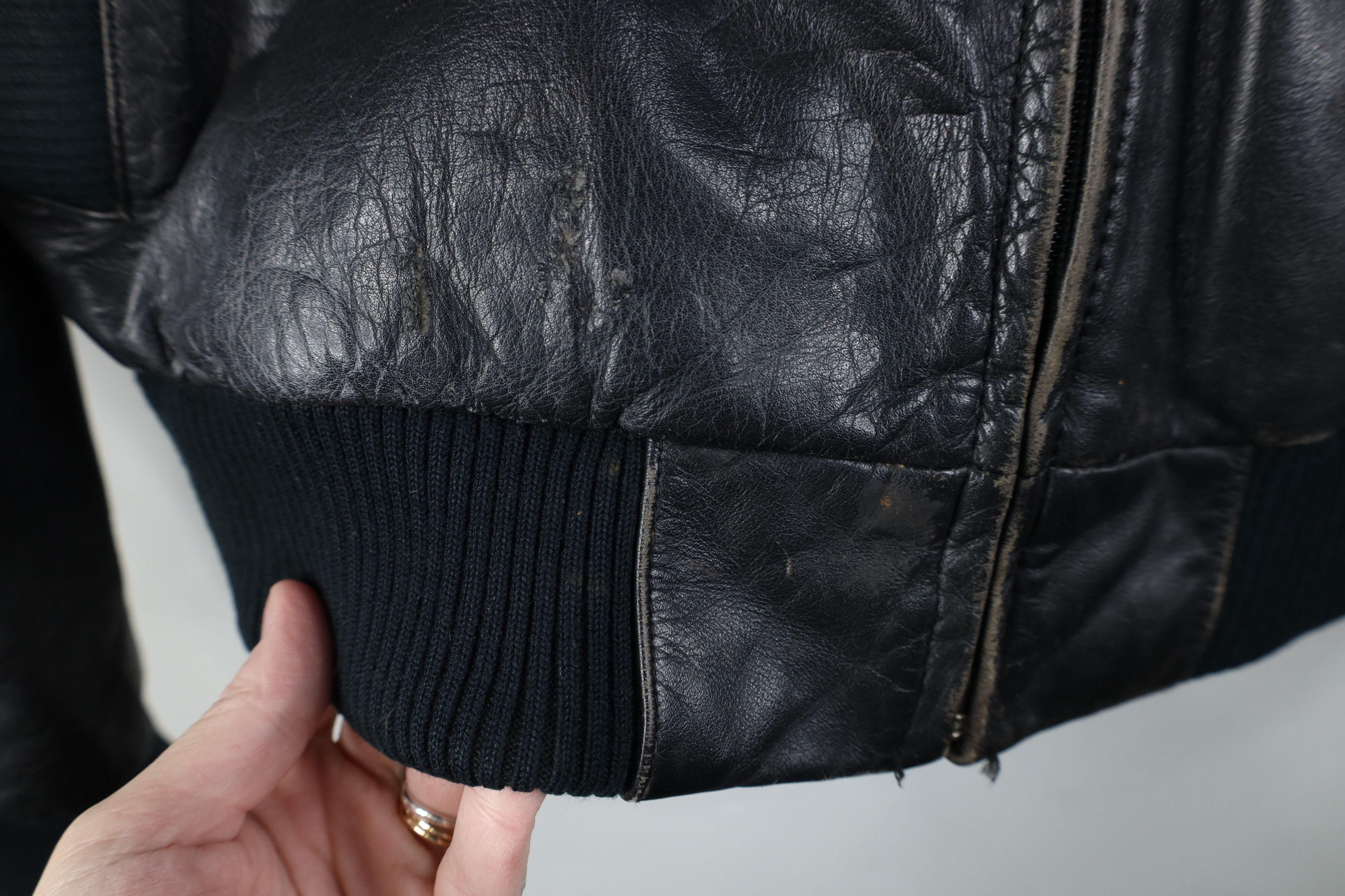 Vintage Vintage 80s 90s Cooper Cafe Racer Bomber Jacket Black Size US XXL / EU 58 / 5 - 6 Thumbnail