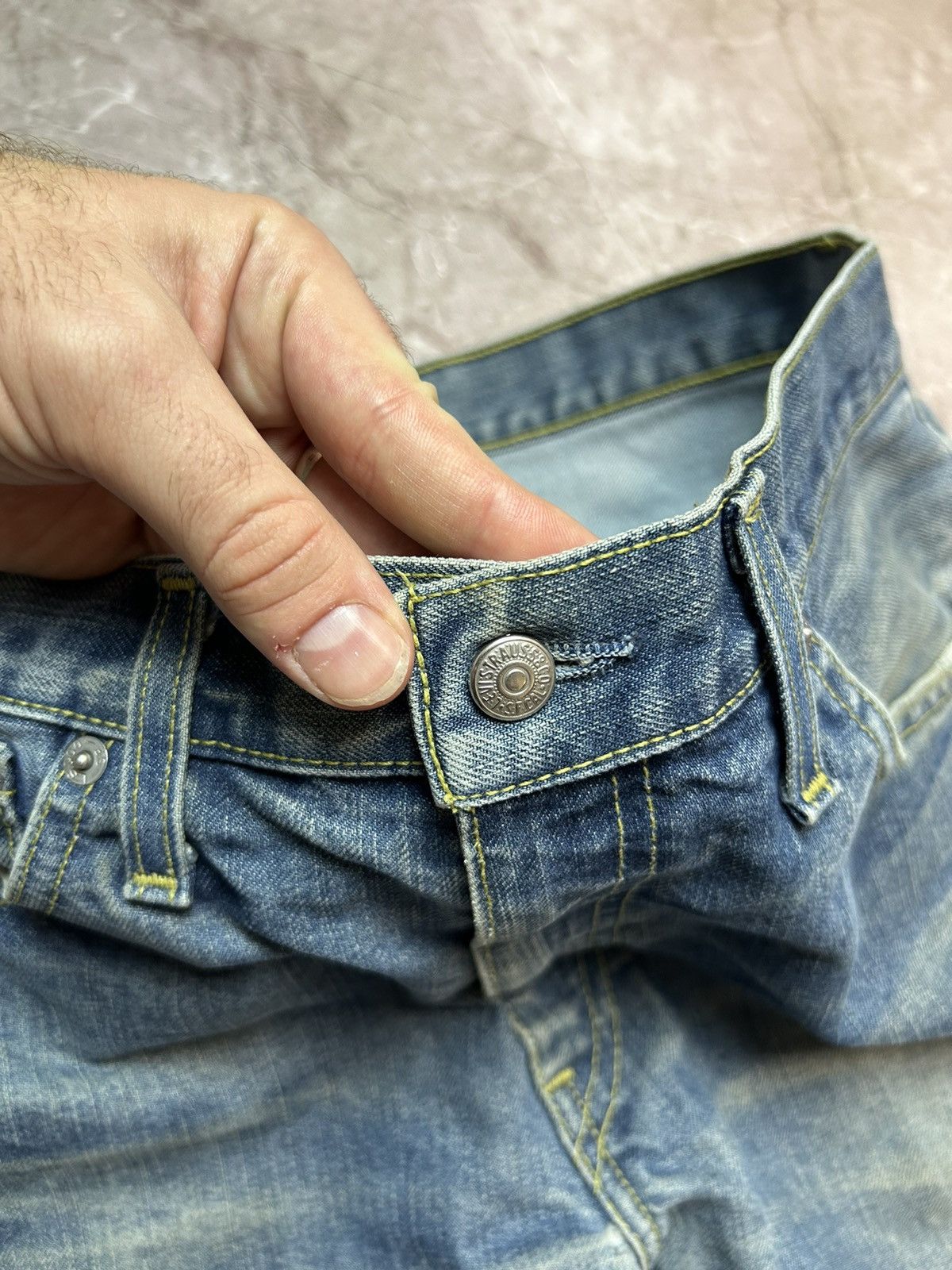 Levi's × Vintage Size 34x32 Vintage 80s Levi's 501 Faded Jeans Denim Size US 34 / EU 50 - 7 Thumbnail