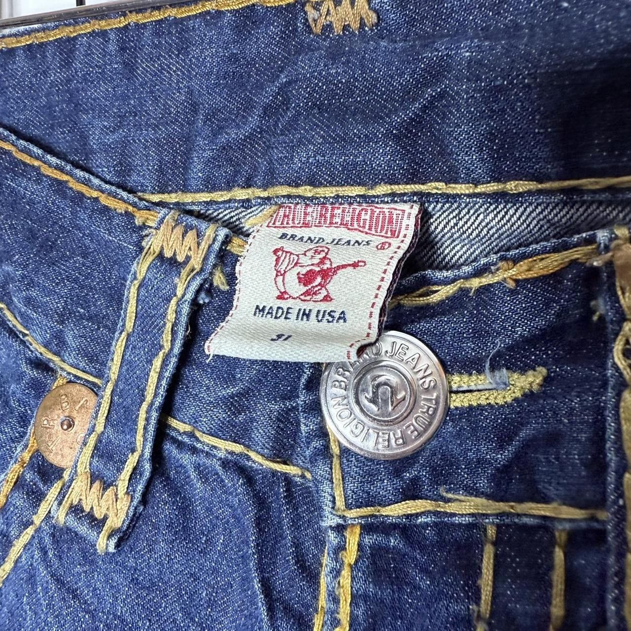 True Religion True Religion Fat Stitch Vintage 2000s Bottoms Size US 34 / EU 50 - 6 Thumbnail