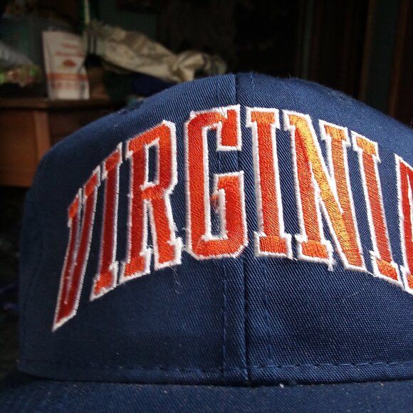 Starter Vintage STARTER Arch Virginia Cavaliers Snap Hat Cap Size ONE SIZE - 2 Thumbnail