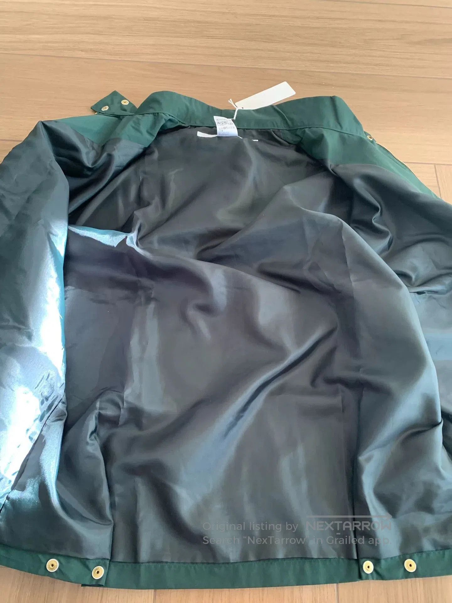 UNIVERSAL PRODUCTS. green windbreaker with zip front and collar. Size US L / EU 52-54 / 3 - 3 Thumbnail