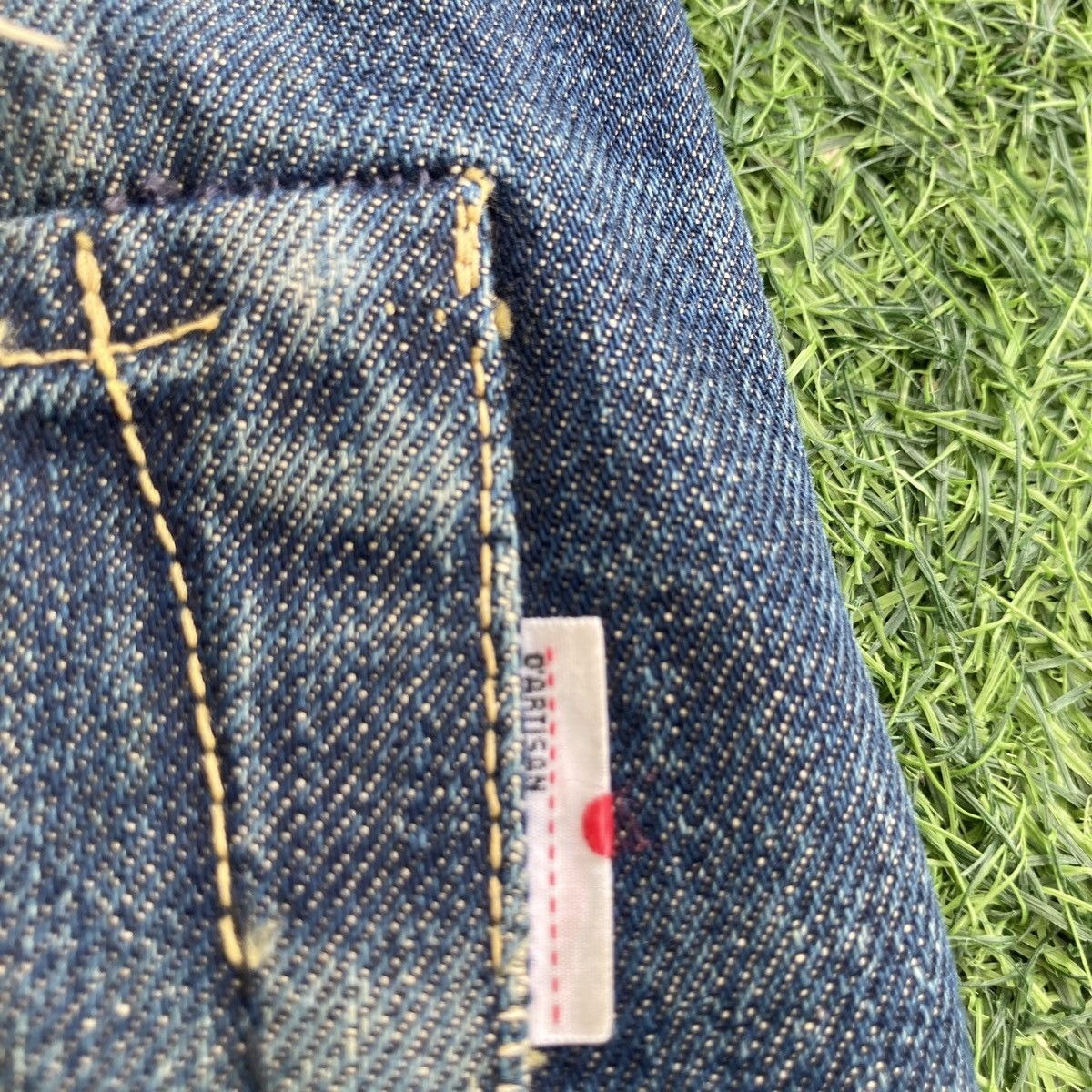 Studio D'Artisan VINTAGE STUDIO D’ ARTISAN BUCKLE BACK SELVEDGE DISTRESSED Size US 34 / EU 50 - 17 Thumbnail