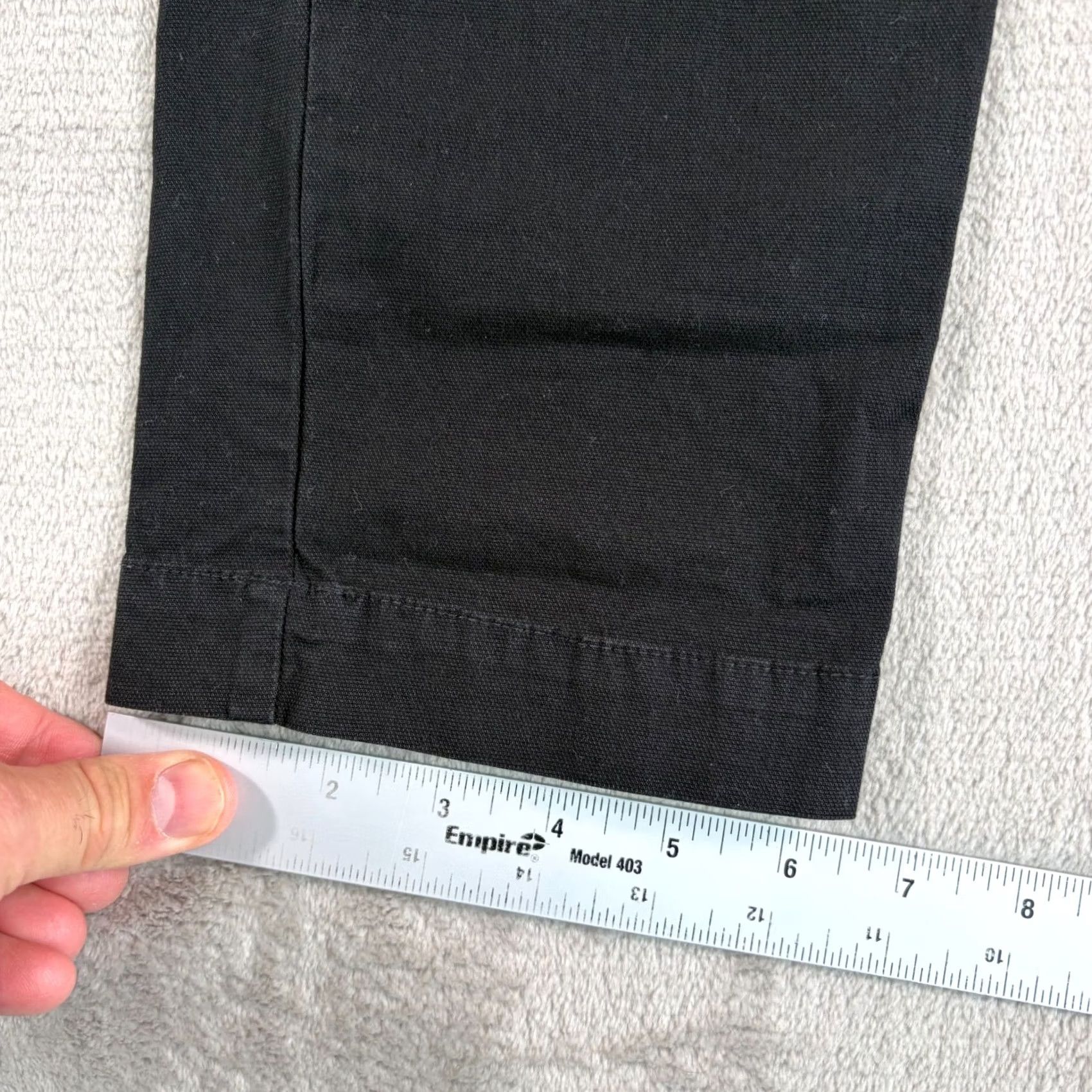 James Perse James Perse Cotton Canvas Utility Pant Black Men 34x31 Jogger Straight 5-Pocket Casual Wearable Front Flat Front | Mens Regular Shoes No Size US 34 / EU 50 - 7 Thumbnail