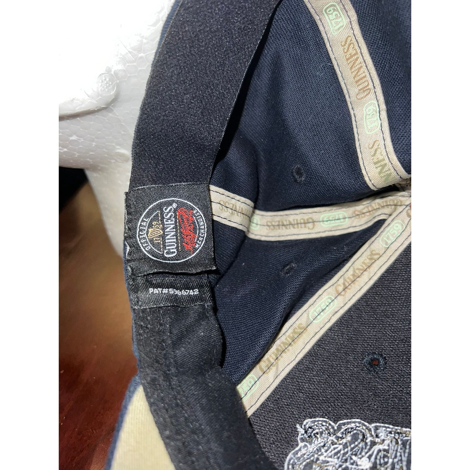 Vintage Guinness Hat Blue Alcohol Graphic Blue Baseball Style Cap Size ONE SIZE - 8 Thumbnail