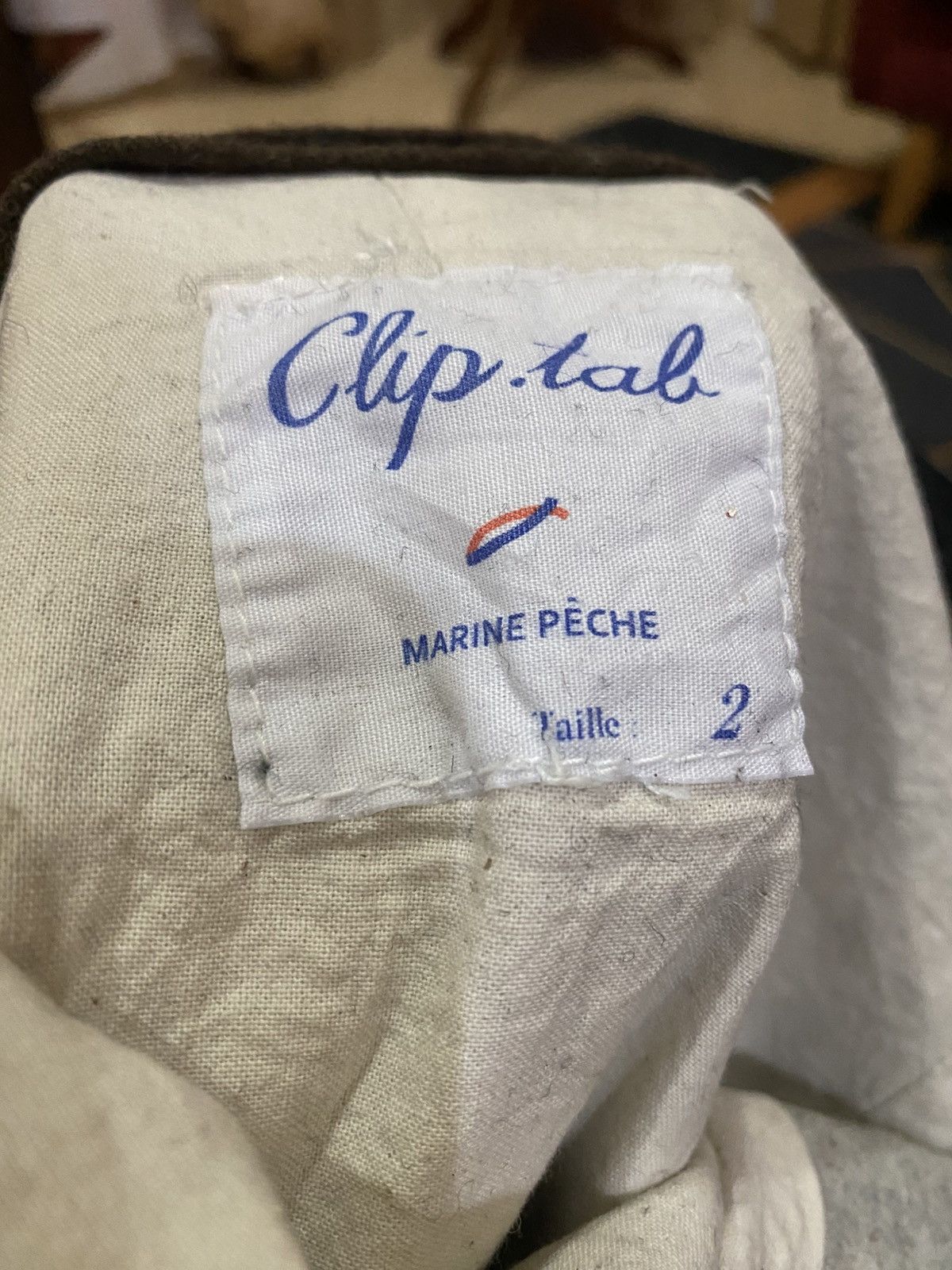 Other Clip.tab Marine Pêche French Work-Inspired Grey Trousers Size 30" / US 8 / IT 44 - 16 Thumbnail