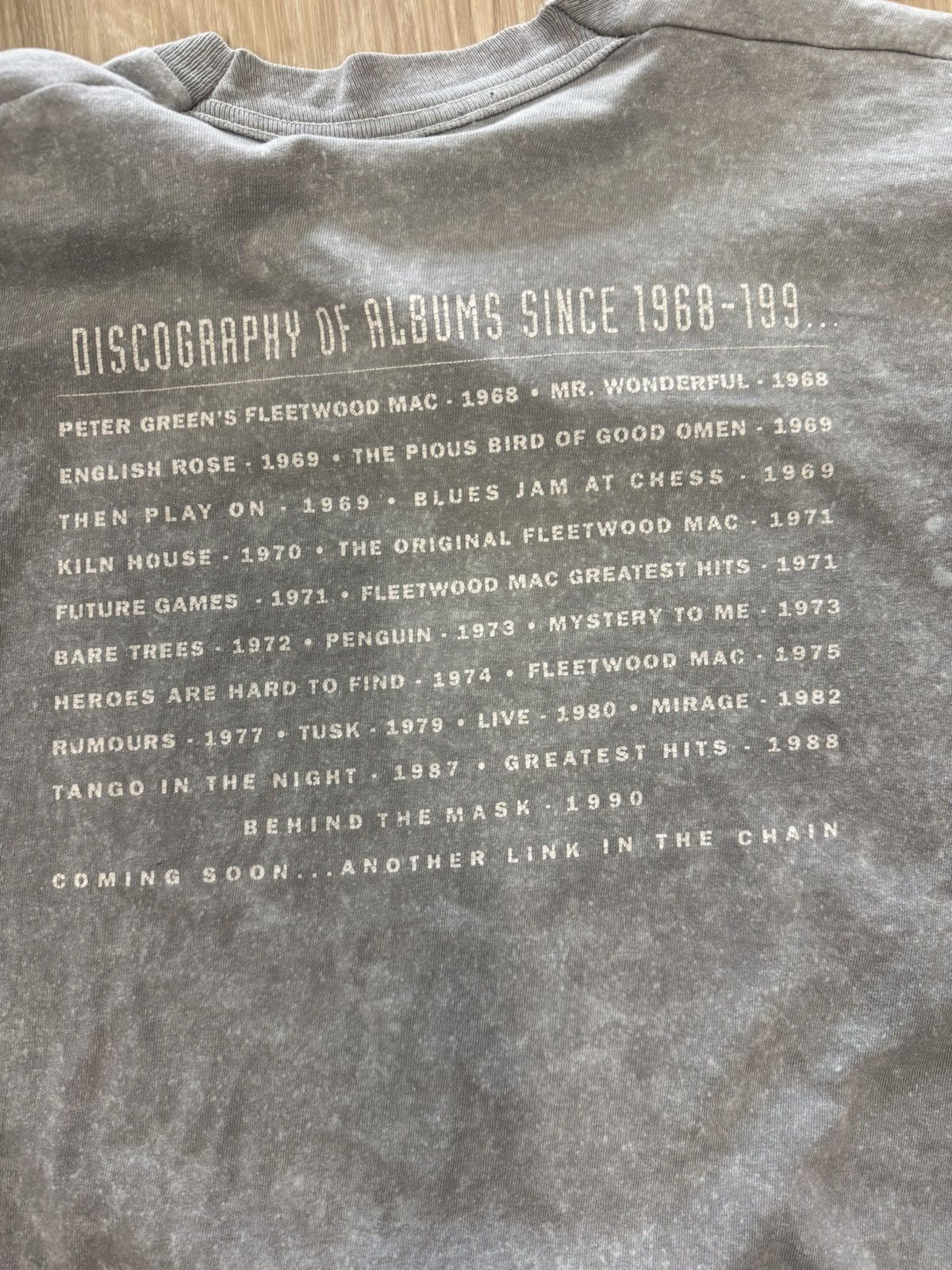 Other Vintage Fleetwood Mac discography t-shirt Size US L / EU 52-54 / 3 - 7 Thumbnail