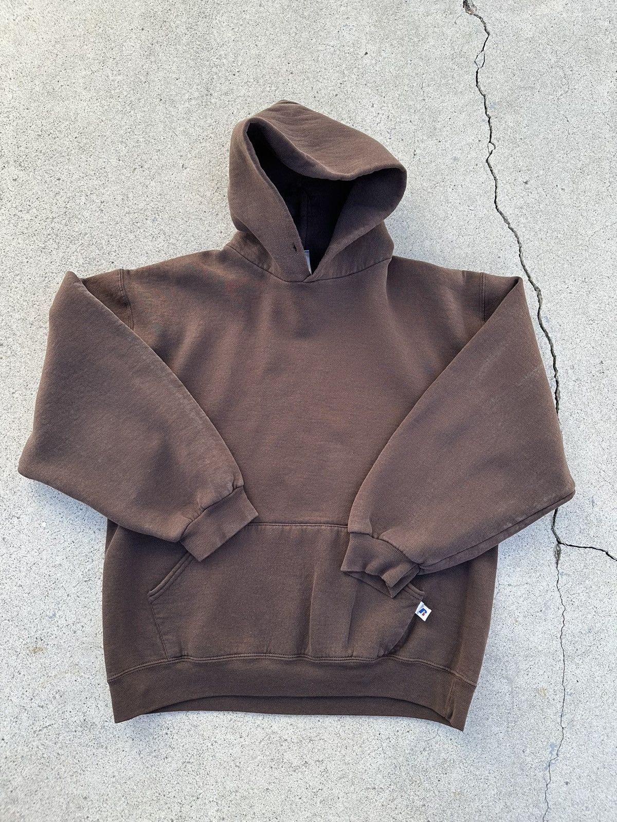 Russell Athletic Vintage Vintage brown russell athletic hoodie Grailed