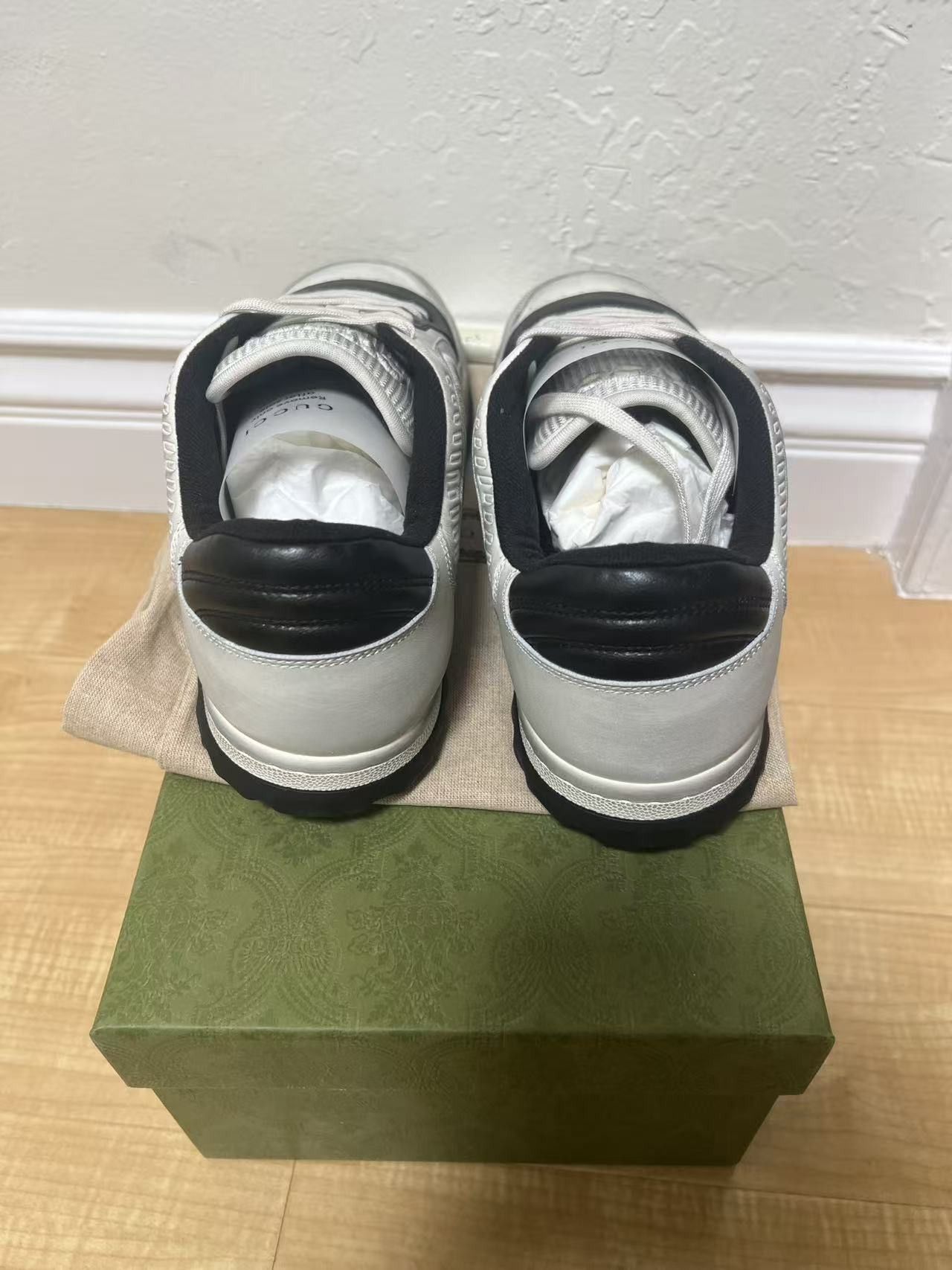 Gucci Gucci MAC80 Off-White Black Size US 9.5 / EU 42-43 - 7 Thumbnail