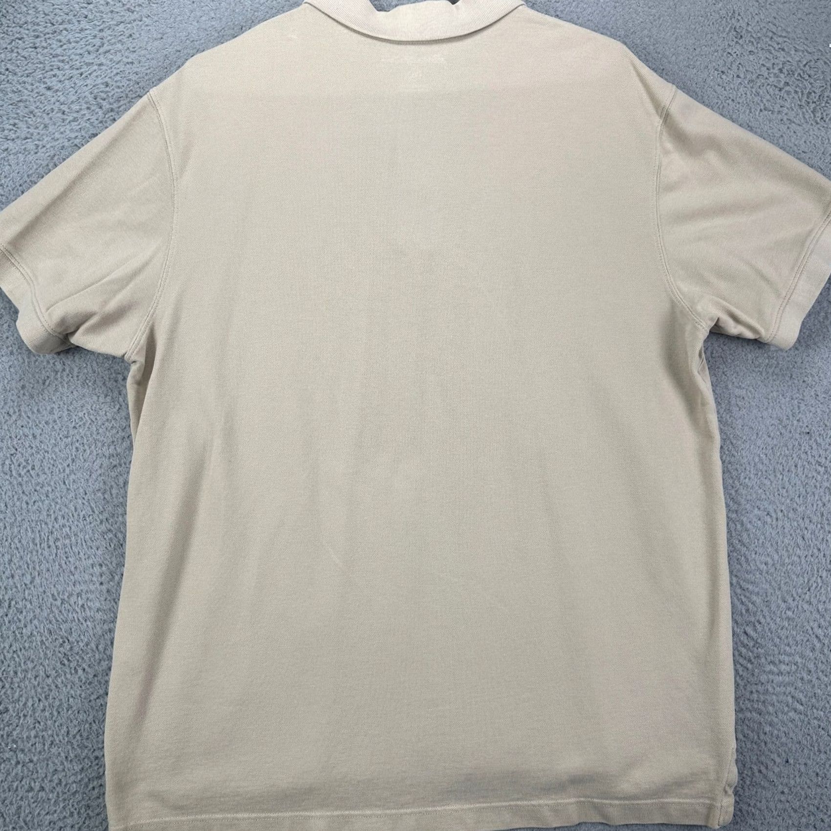 Eddie Bauer Eddie Bauer Polo Adult XL Beige 100% Cotton Short Sleeve Rugby Mens Shirt Size US XL / EU 56 / 4 - 3 Thumbnail