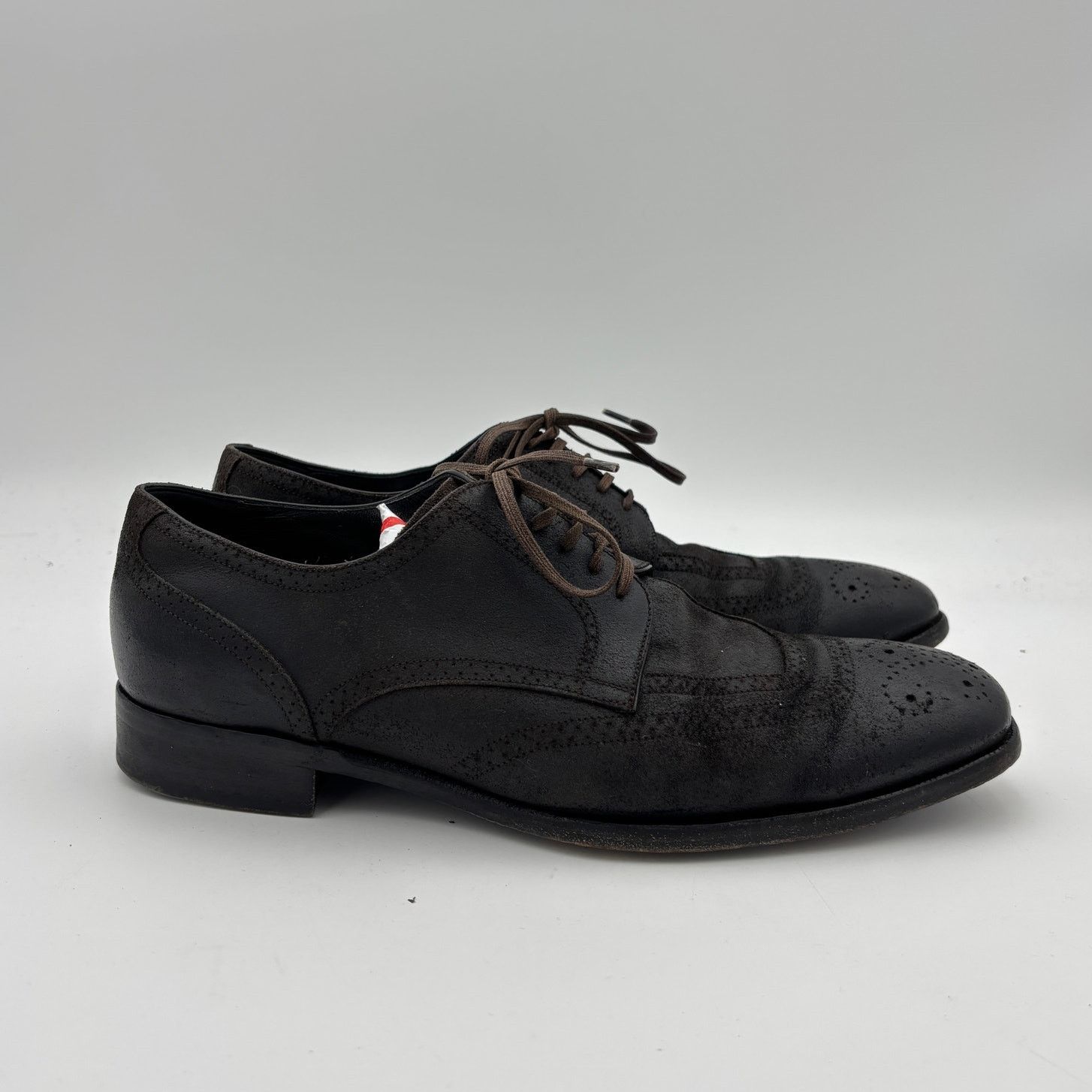 Dolce & Gabbana Dolce & Gabbana Leather Brogue Derby Dress Shoes Men's 9 Size US 9 / EU 42 - 3 Thumbnail