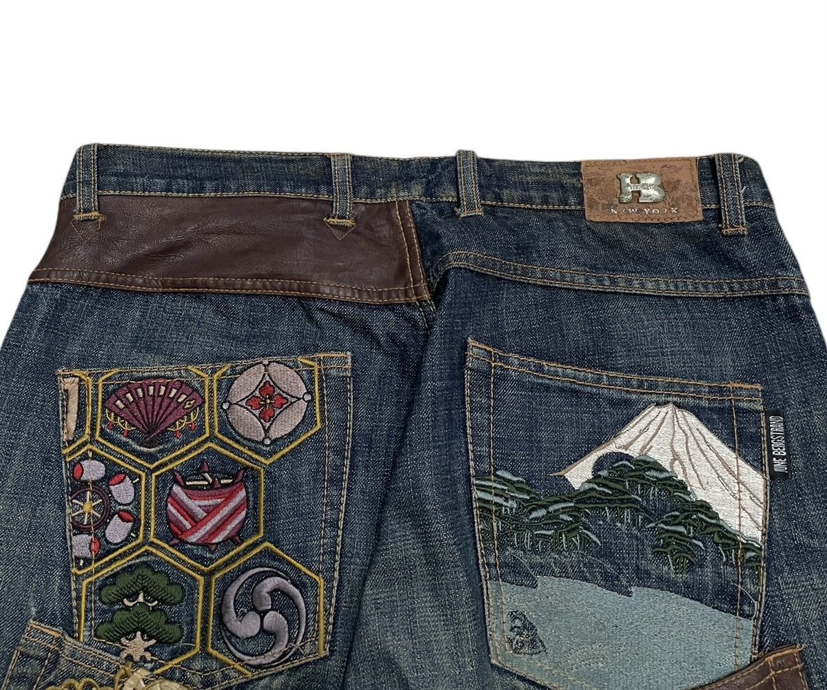 If Six Was Nine Vintage June Bergstrand Multi Pocket Sukajan Jeans 2000s Size US 36 / EU 52 - 3 Thumbnail