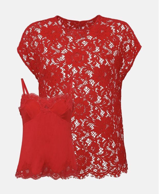 Dolce & Gabbana Lace blouse Size XXS / US 00 / IT 34 - 1 Thumbnail