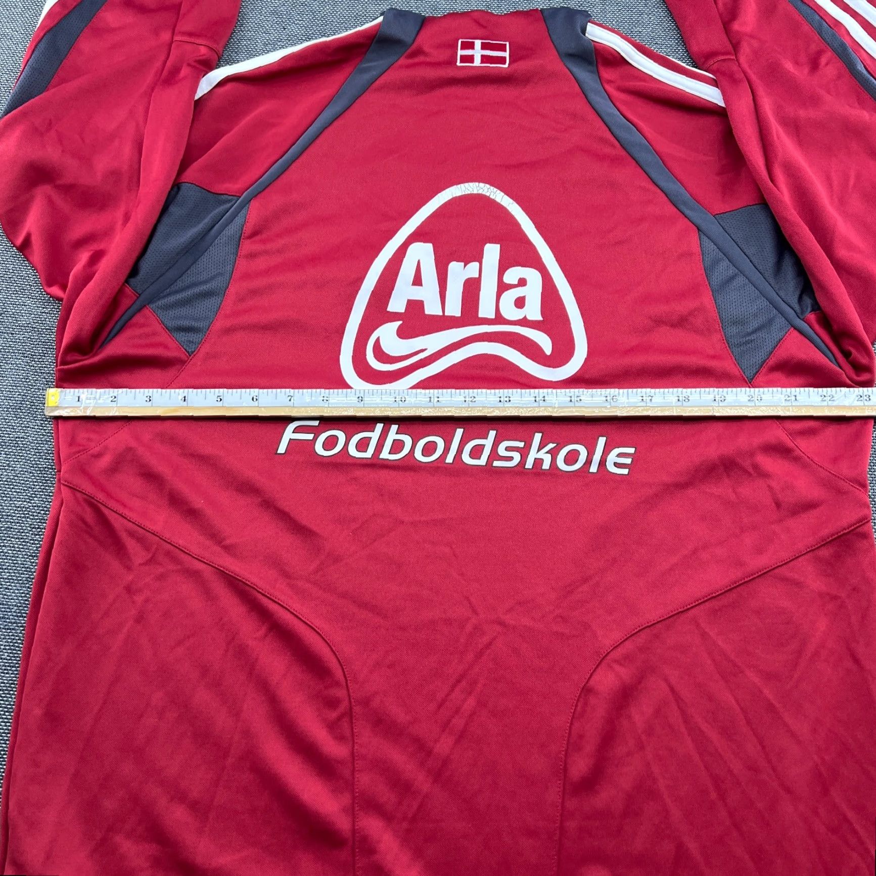 Adidas adidas Denmark 2004 2005 2006 Mens Track Top 1/4 Zip Large Training Football DBU Red 1/4 Zip Jersey Mens Football Training Top Size US L / EU 52-54 / 3 - 5 Thumbnail