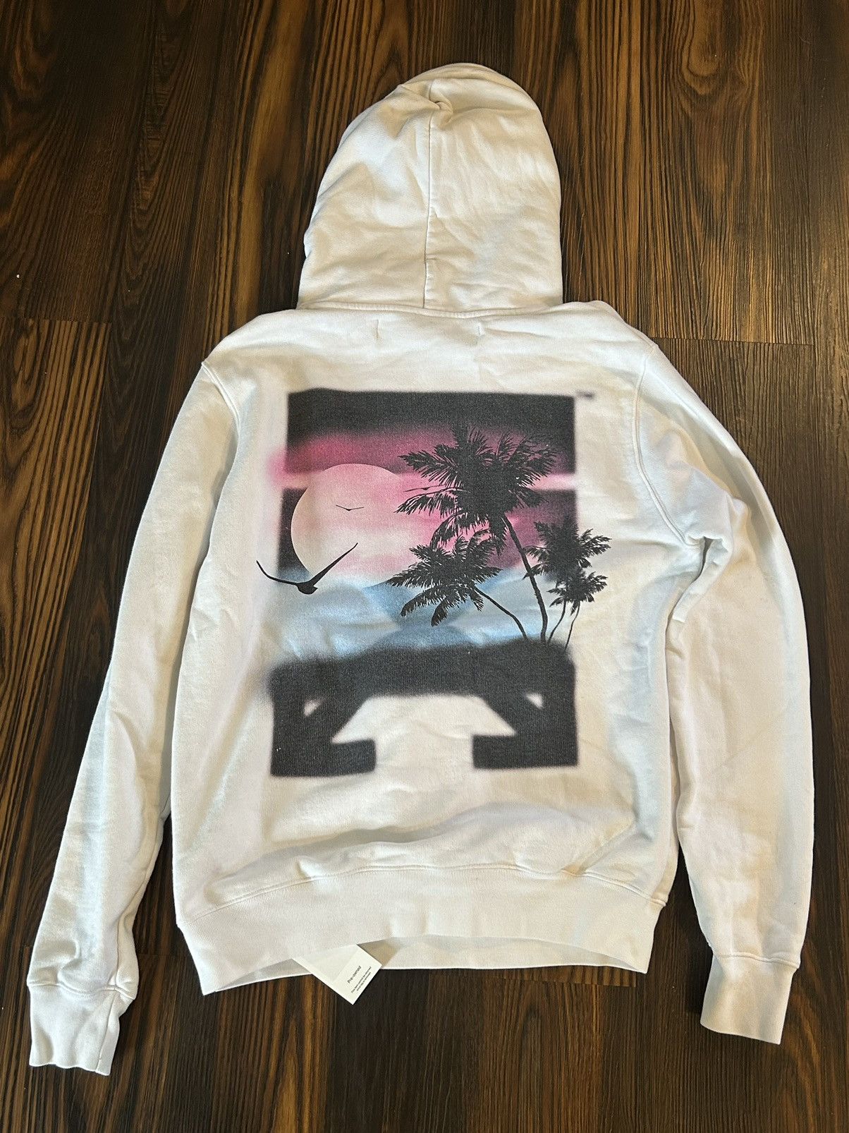 Off white 18fw hoodie best sale