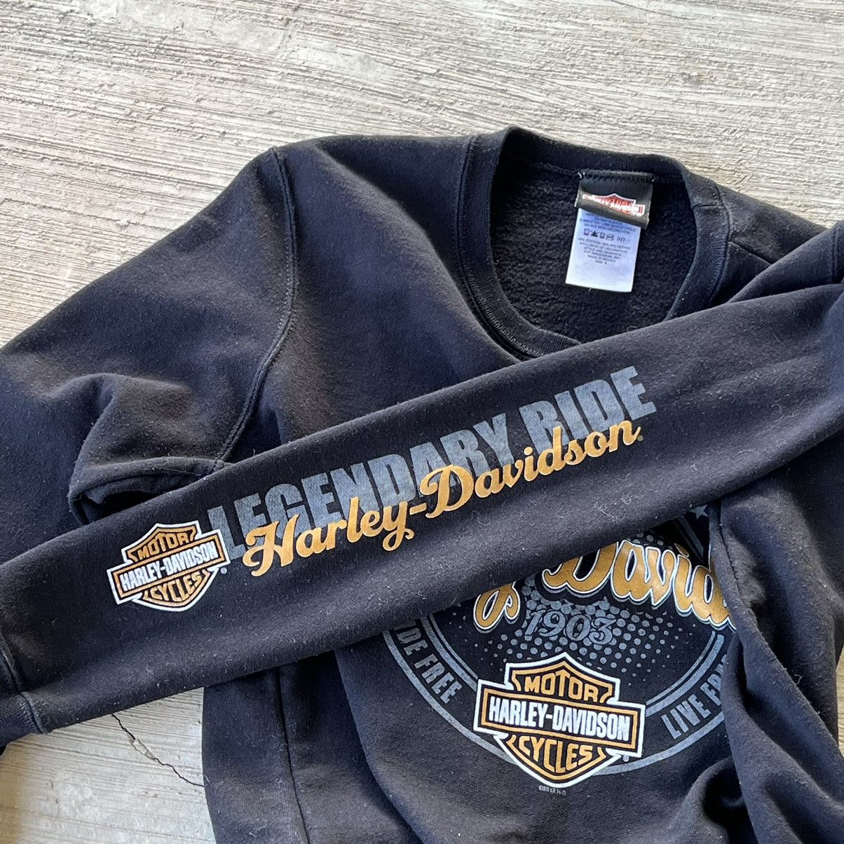 Harley Davidson × Vintage Harley Davidson Germany 2012 Vintage Sweatshirt Longsleeve Size US S / EU 44-46 / 1 - 5 Thumbnail