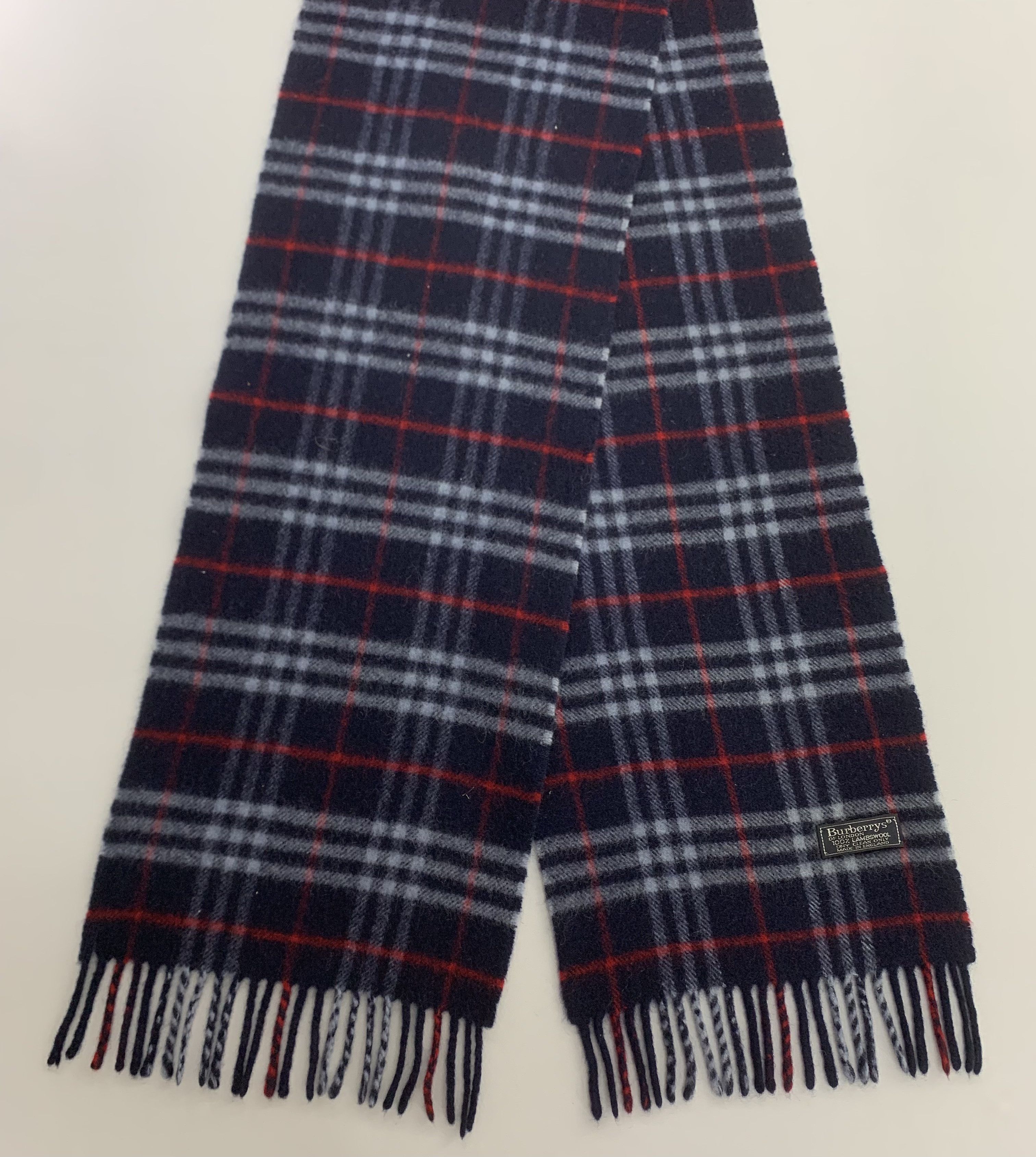 Burberry Burberry Scarf Wool Muffler Neck Wrap BL4313 Size ONE SIZE - 4 Thumbnail