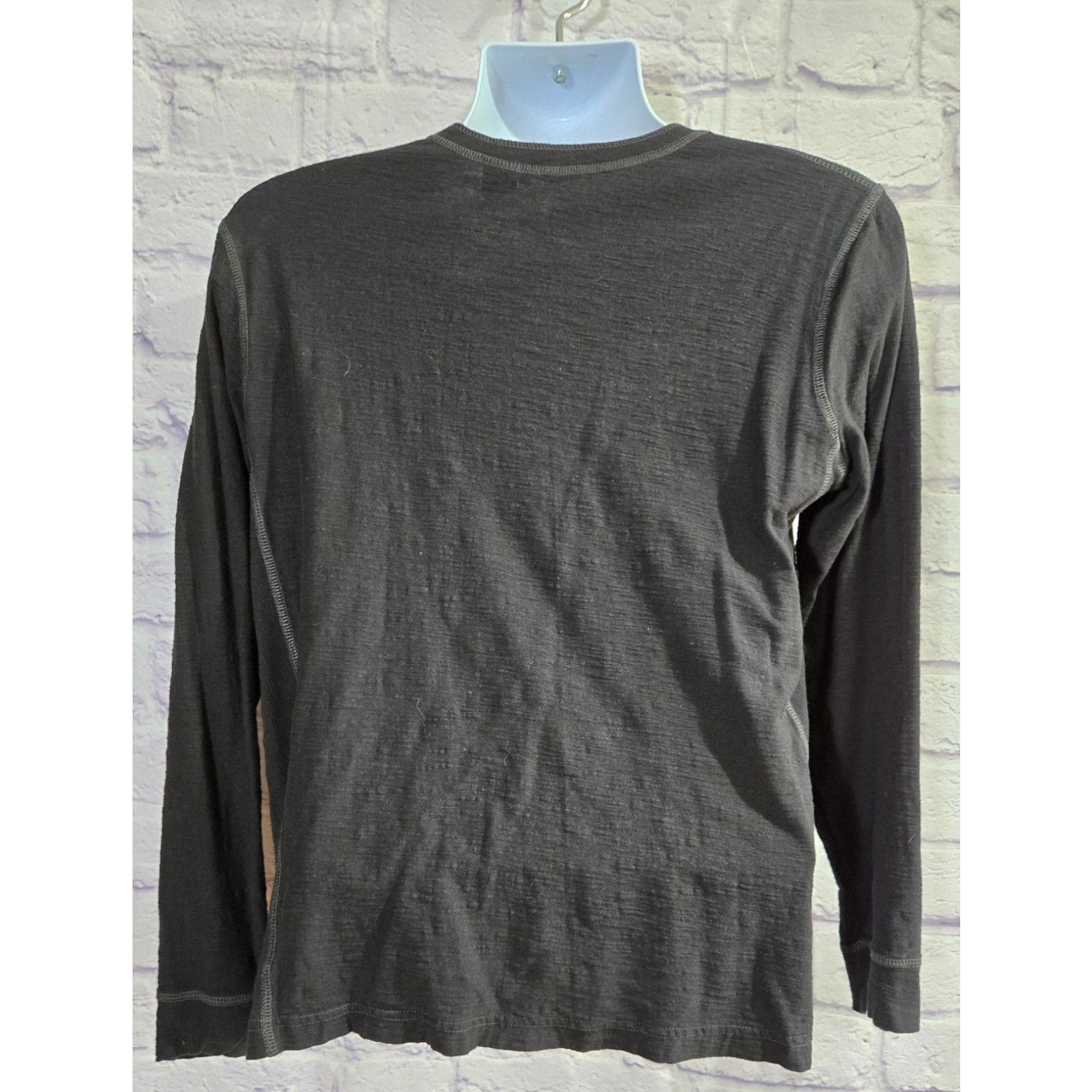 Other Lions Crest Black Long Sleeve Henley Men Shirt M Lightweight Size US M / EU 48-50 / 2 - 3 Thumbnail