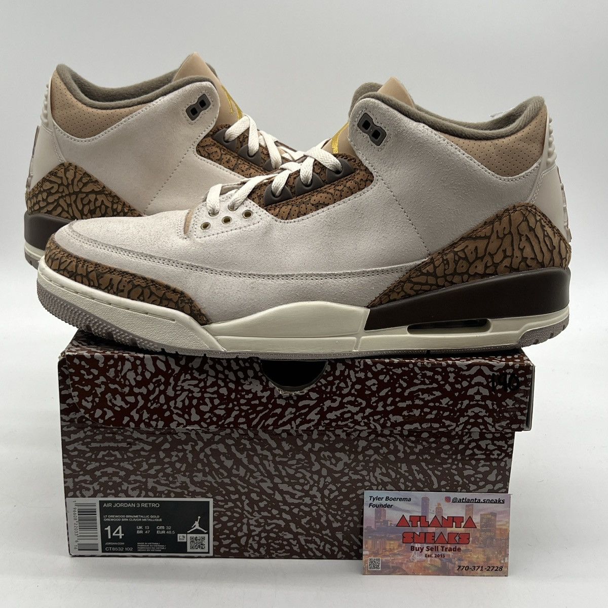 Jordan Brand Air Jordan 3 palomino Size US 14 / EU 47 - 1 Thumbnail