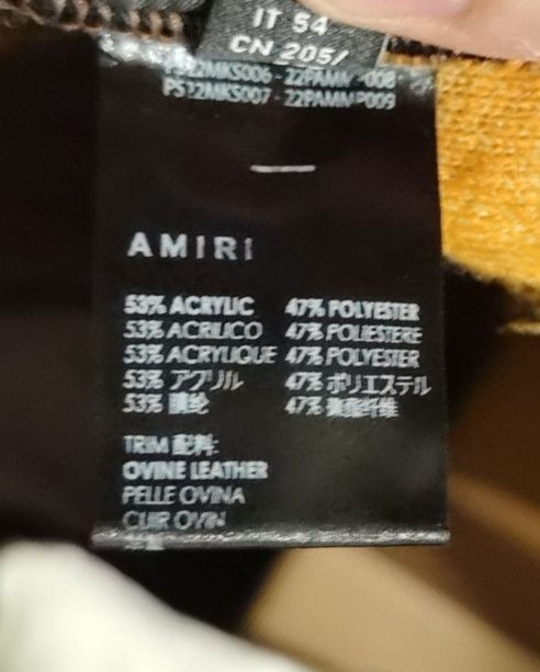 Amiri AMIRI tie-dye faux-shearling trousers Size XXL Size US 38 / EU 54 - 3 Thumbnail