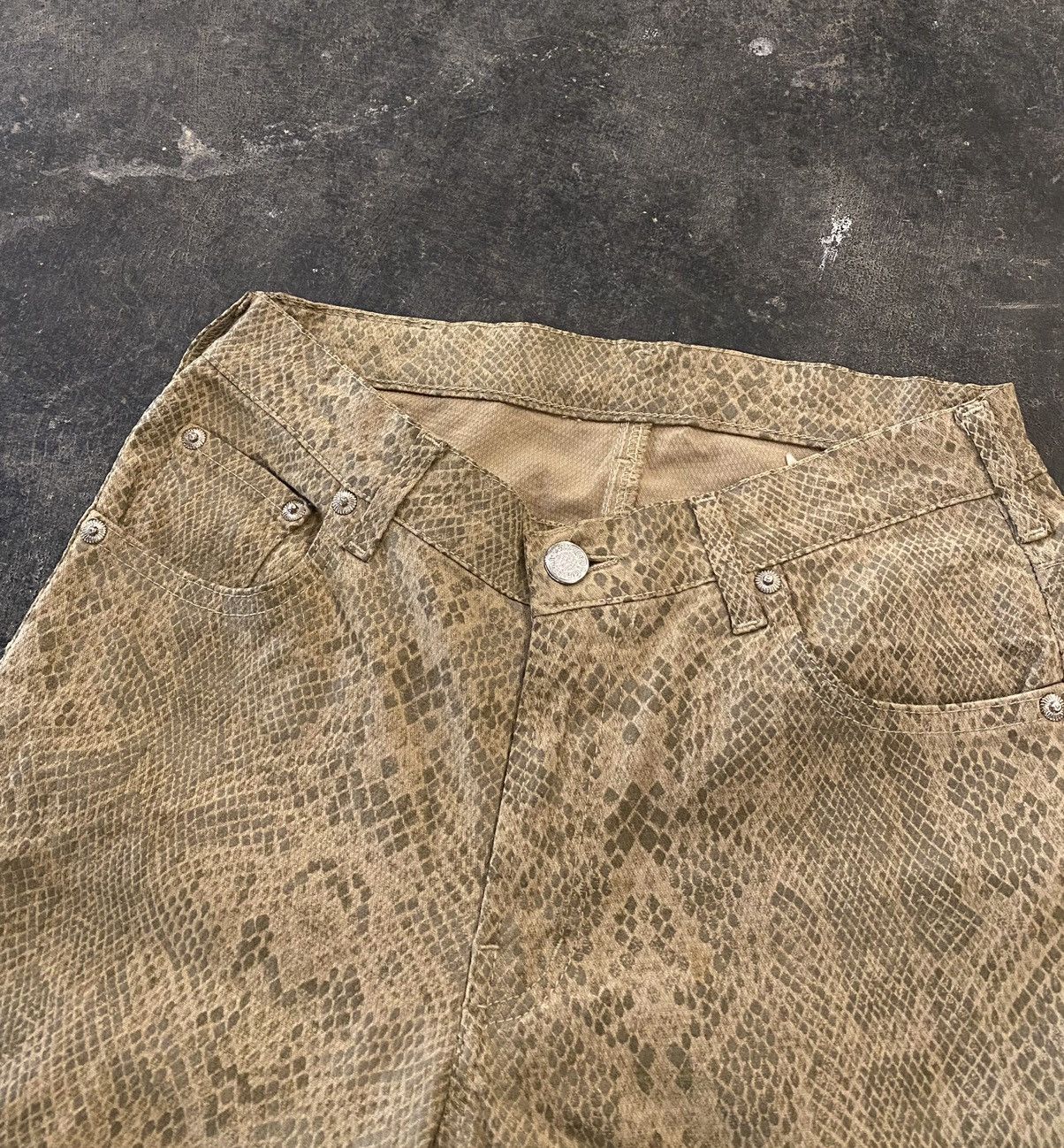Hysteric Glamour × If Six Was Nine × Le Grande Bleu (L.G.B.) Cimarron snakeskin ifsixwasnine punk style Jeans Size US 27 - 5 Thumbnail