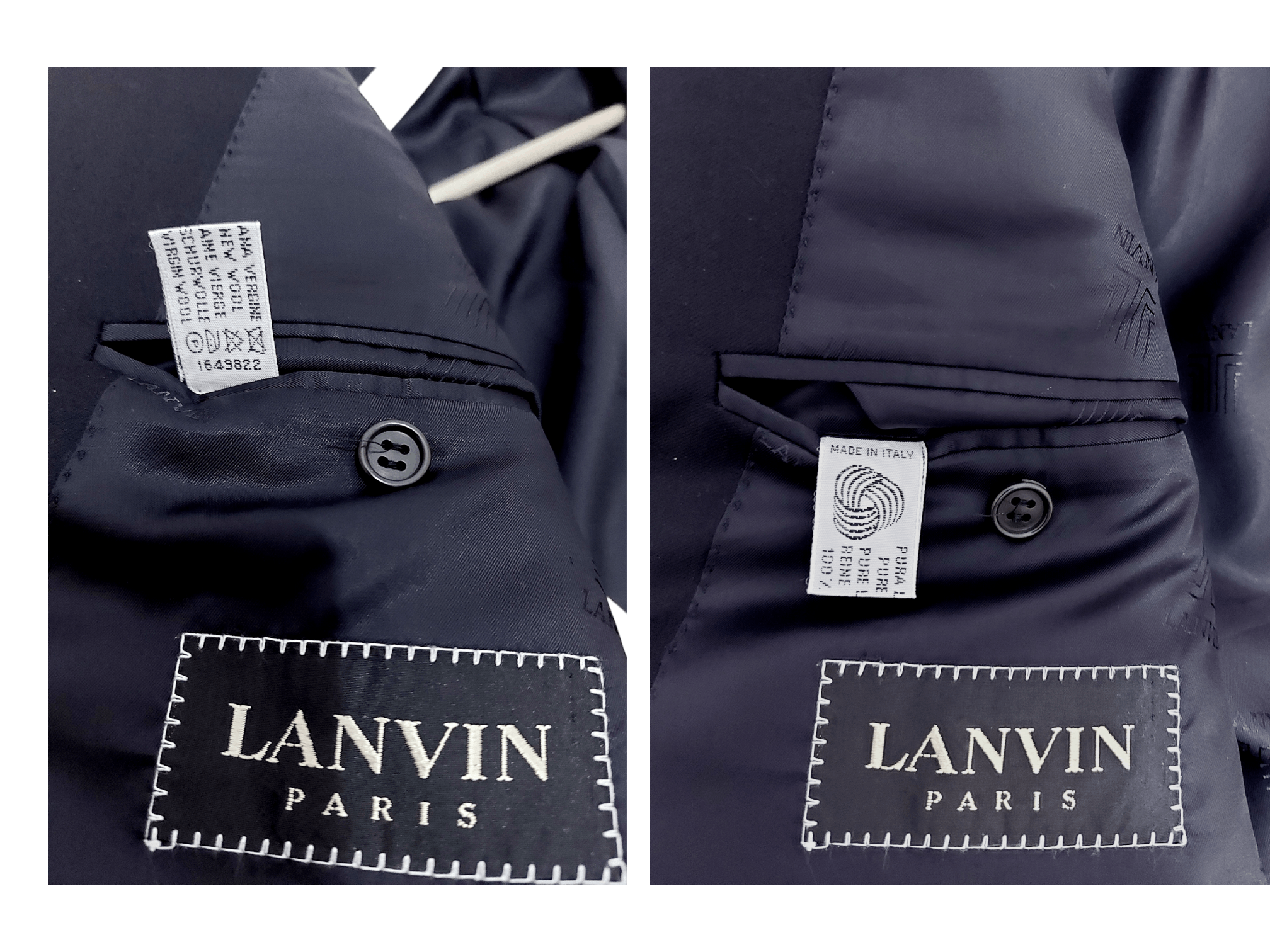 Lanvin Vintage Lanvin Paris Double Breasted Coat Size 44R - 4 Thumbnail