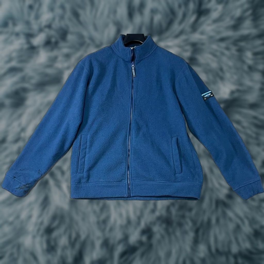 Orvis Orvis Full Zip Fleece Jacket Blue Classic Collection Men Size M Bomber Jacket Size US M / EU 48-50 / 2 - 1 Thumbnail