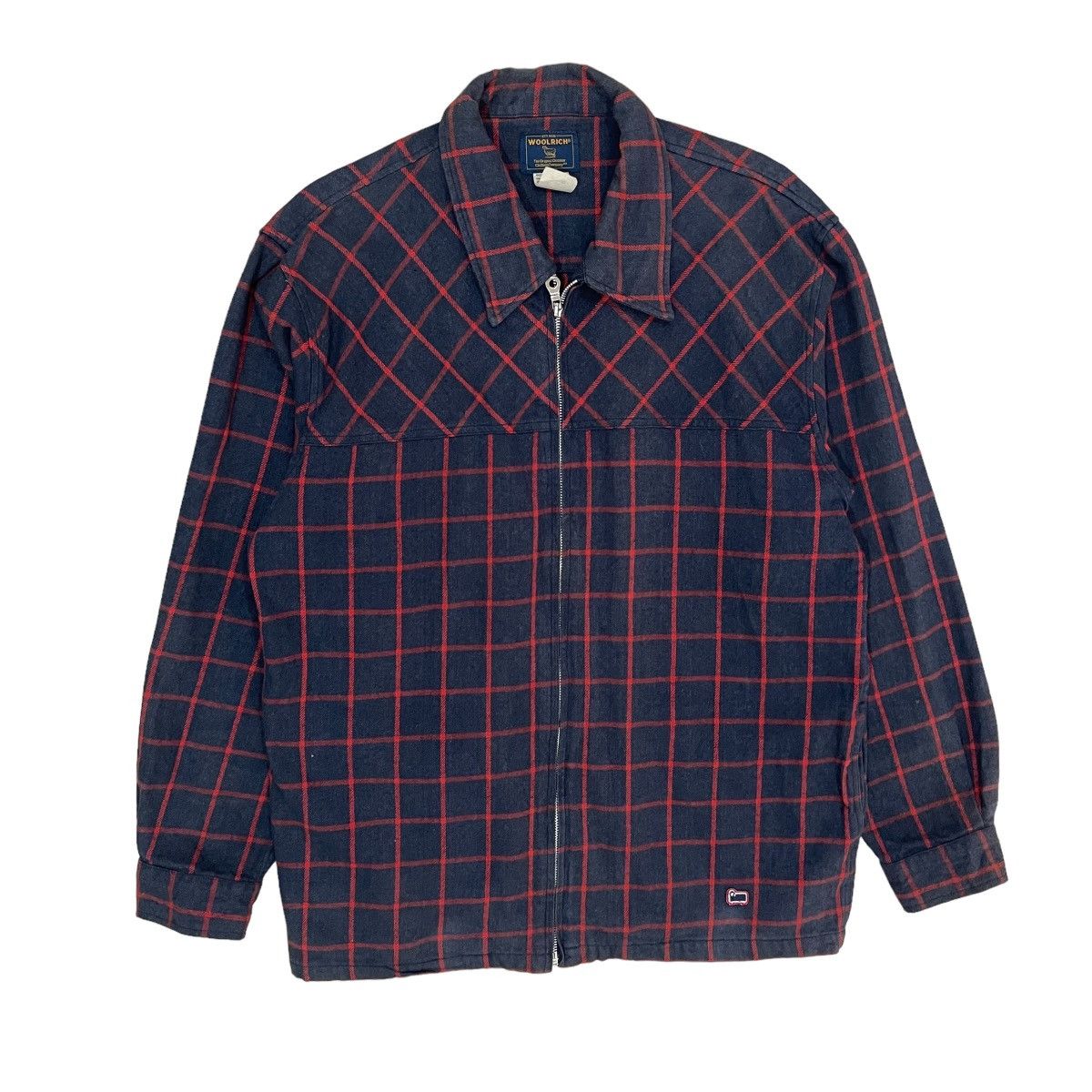Vintage × Woolrich Woolen Mills Vintage 90s Woolrich Plaids Zipper Jacket Size US M / EU 48-50 / 2 - 1 Thumbnail