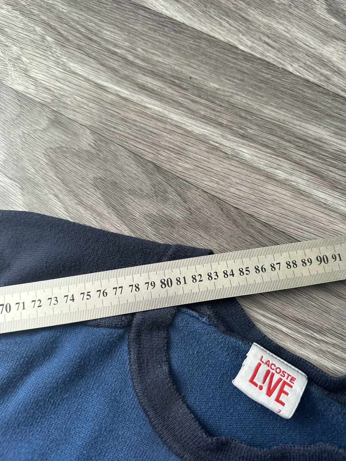 Lacoste Lacoste LIVE Thin Lightweight Blue Sweater size S hype Size US S / EU 44-46 / 1 - 7 Thumbnail
