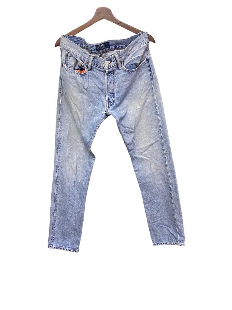 Polo Ralph Lauren 💥BEST OFFER💥 POLO RALPH LAUREN HI TECH DISTRESSED DENIM Size US 34 / EU 50 - 1 Thumbnail