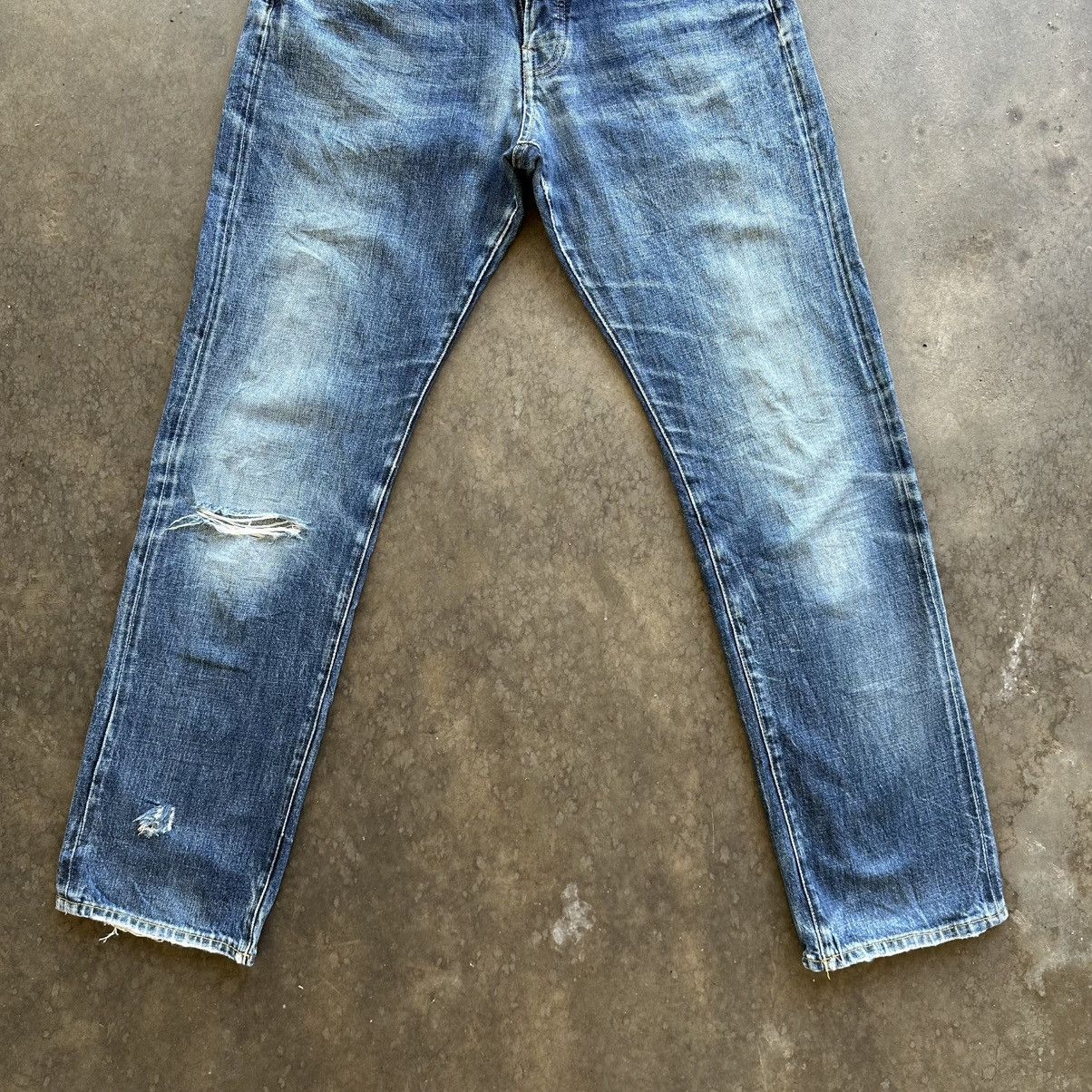 Japanese Brand Vintage G-Star Raw Faded Denim Jean Pant W33 Size US 33 - 2 Thumbnail