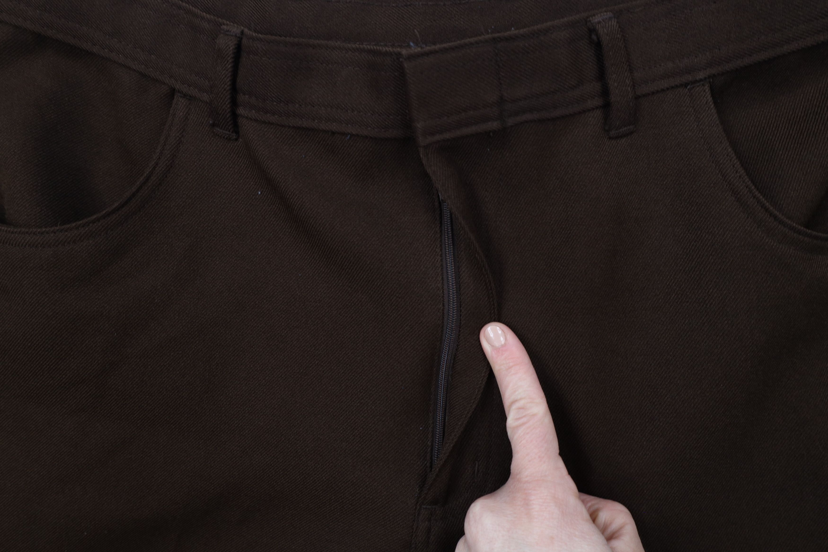 Vintage Vintage 90s Streetwear Wide Leg Knit Chino Pants Brown Size US 38 / EU 54 - 6 Thumbnail