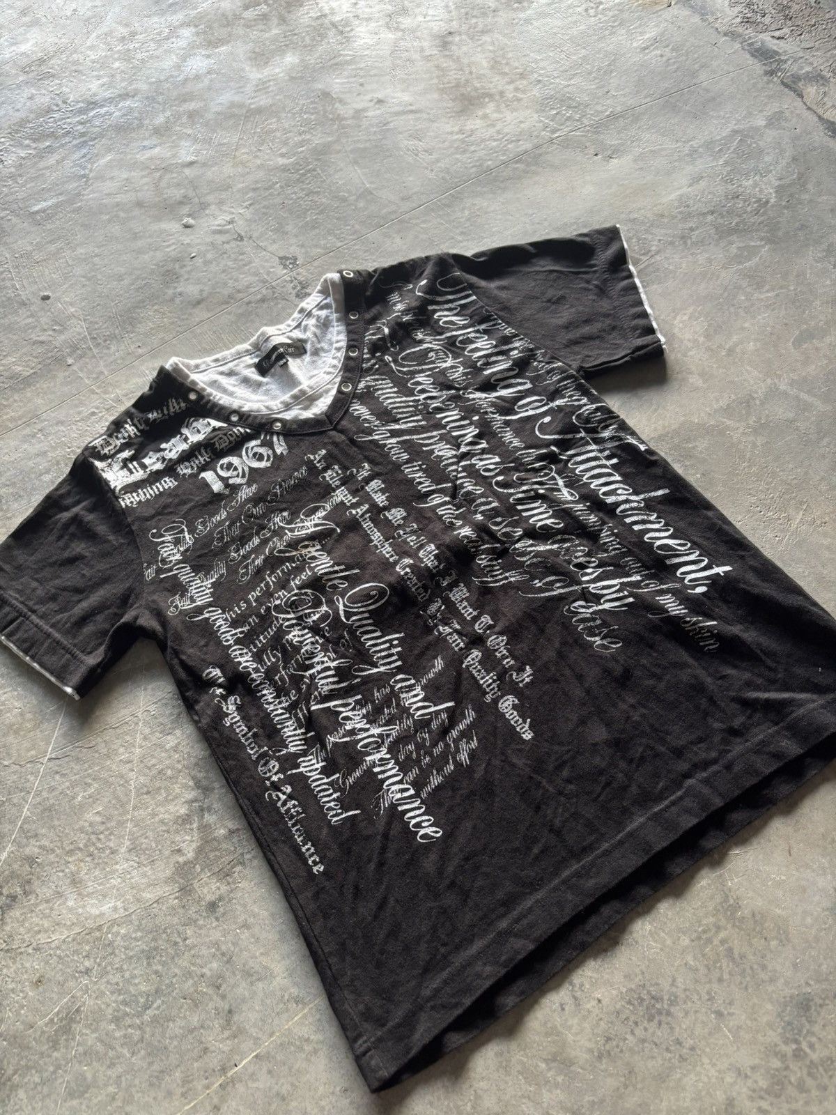 20471120 × If Six Was Nine × Le Grande Bleu (L.G.B.) y2k beaumont carr poem overprint layered style i6w9 LGB Size US M / EU 48-50 / 2 - 8 Thumbnail