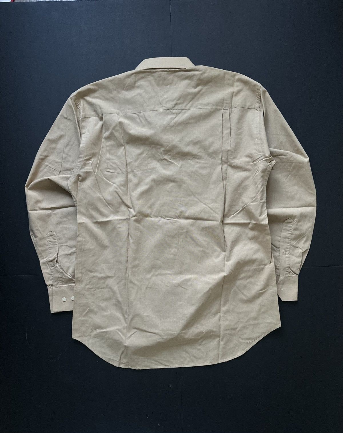 Christian Dior Monsieur Christian Dior Monsieur Beige Dress Shirt Made in Hong Kong Size US M / EU 48-50 / 2 - 10 Thumbnail