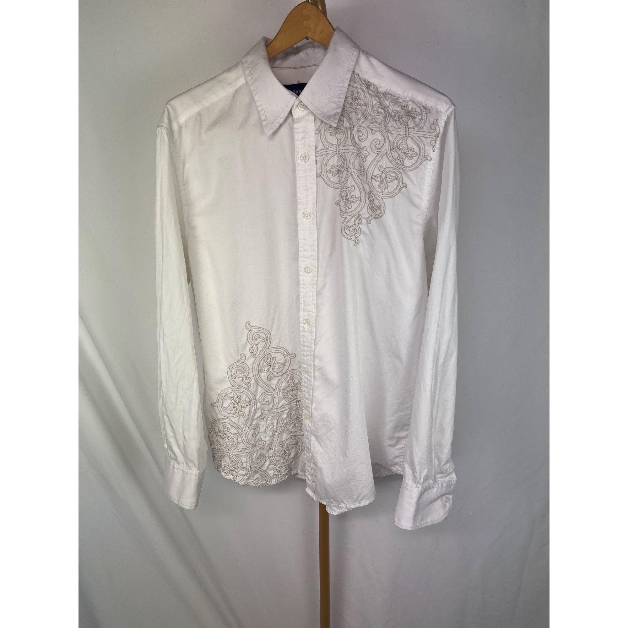 Other J. Campbell Los Angeles White Embroidered Button-Up Shirt L Size US L / EU 52-54 / 3 - 1 Thumbnail