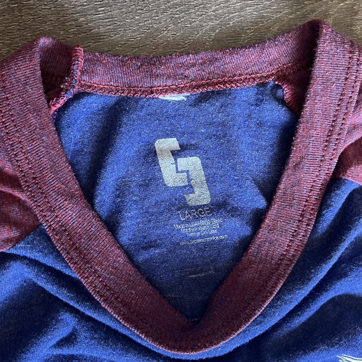Vintage Vintage 2000s Captain Chronica Cat Bong Raglan Baseball Tee Size US L / EU 52-54 / 3 - 5 Thumbnail