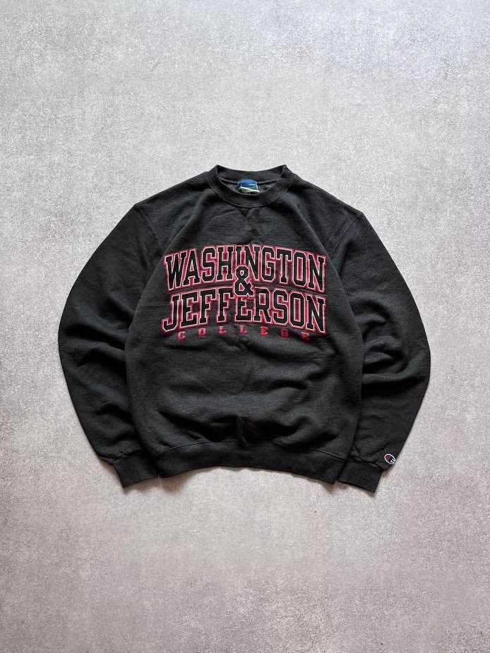 Vintage Vintage Washington & Jefferson Boxy Sweatshirt Y2K S Size US S / EU 44-46 / 1 - 3 Thumbnail