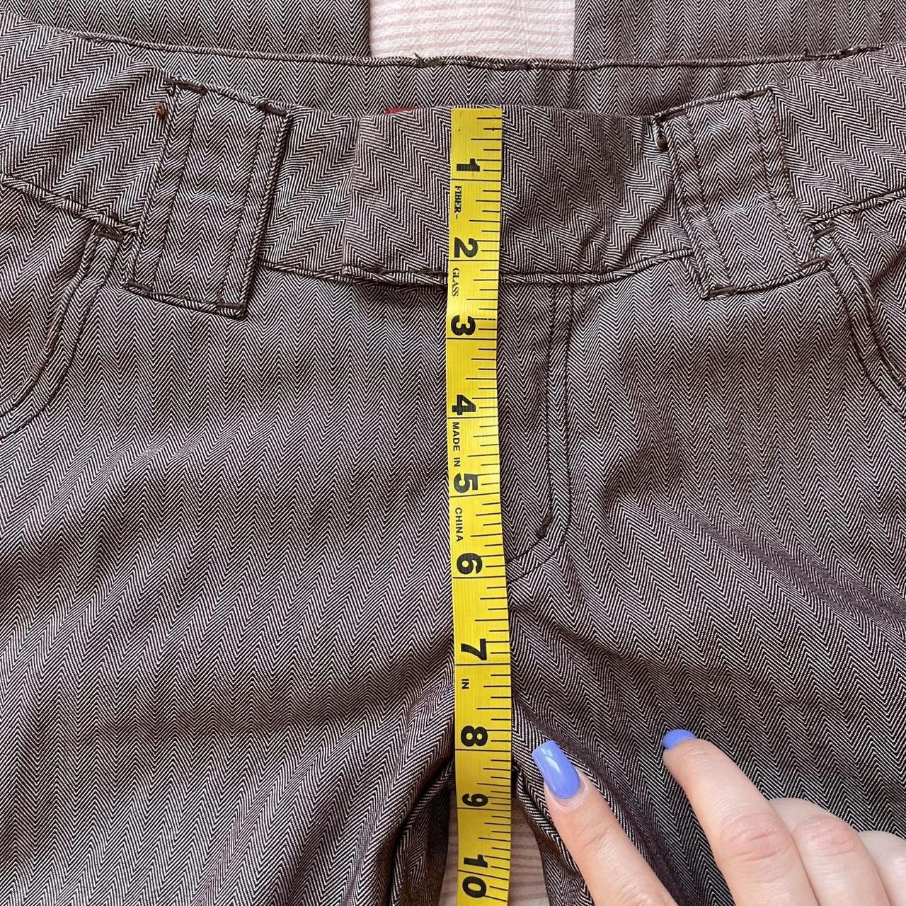 B.U.M Equipment Y2K Brown Pin Stripe Pants Size 27" / US 4 / IT 40 - 6 Thumbnail