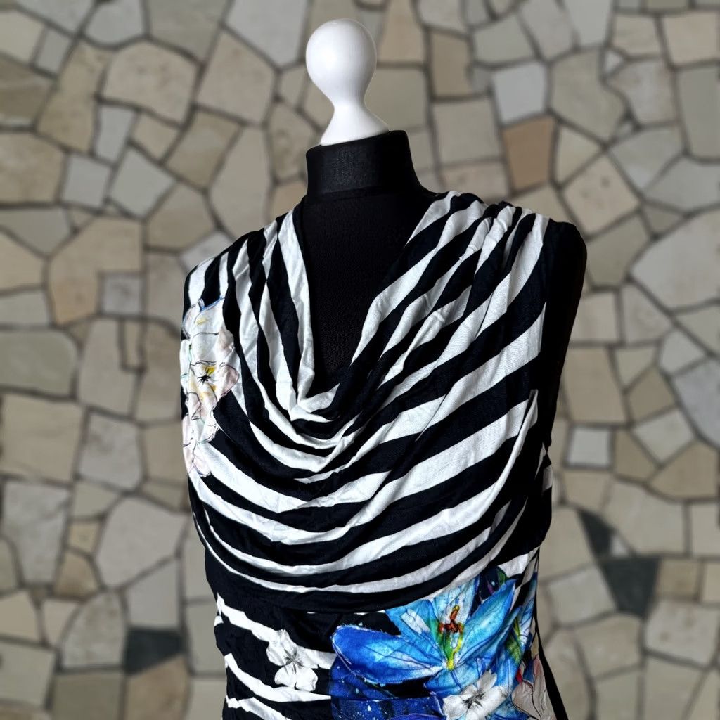 Desigual Desigual Mista Dress Multicoloured Knee Length A-Line Dress L Women Size L / US 10 / IT 46 - 1 Thumbnail