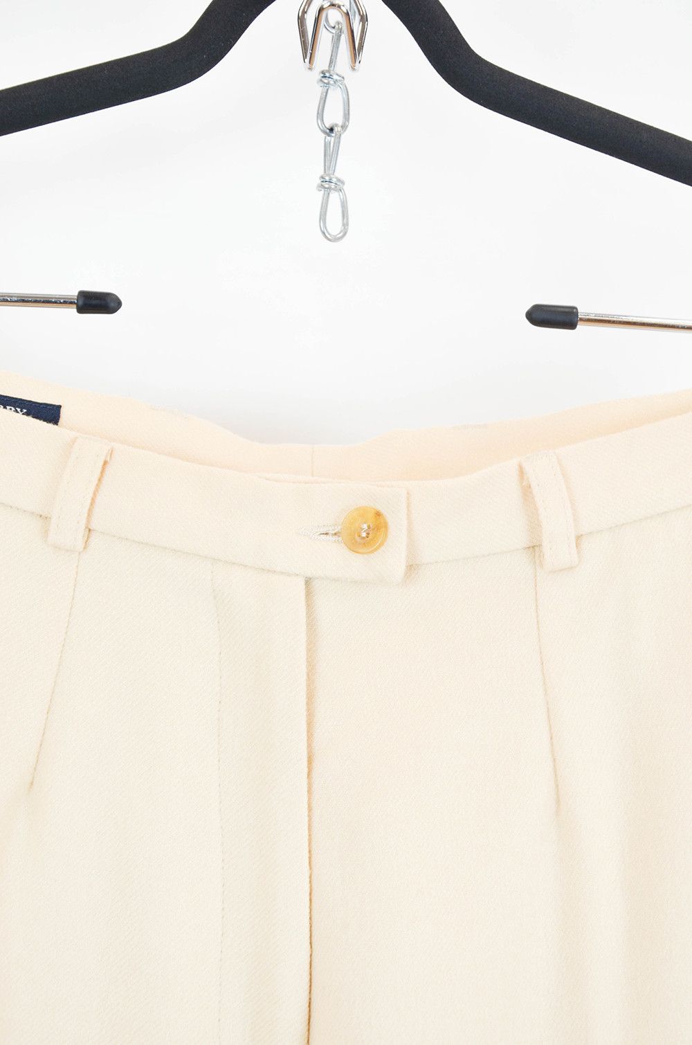Burberry Burberry London Wool Pants – Beige Classic Fit IT40 Size 27" / US 4 / IT 40 - 5 Thumbnail